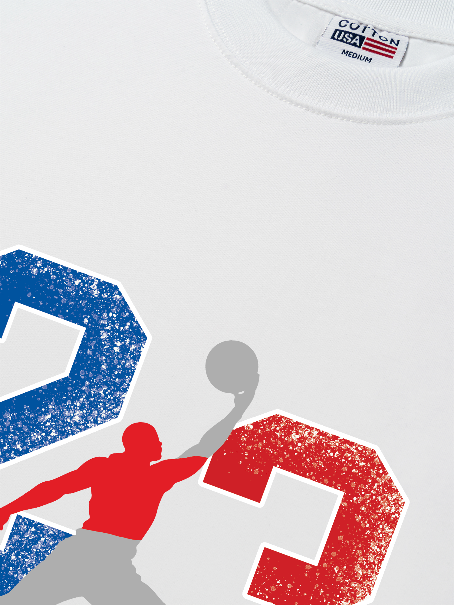 Áo Thun Relaxed Fit Basketball Sport Player 23