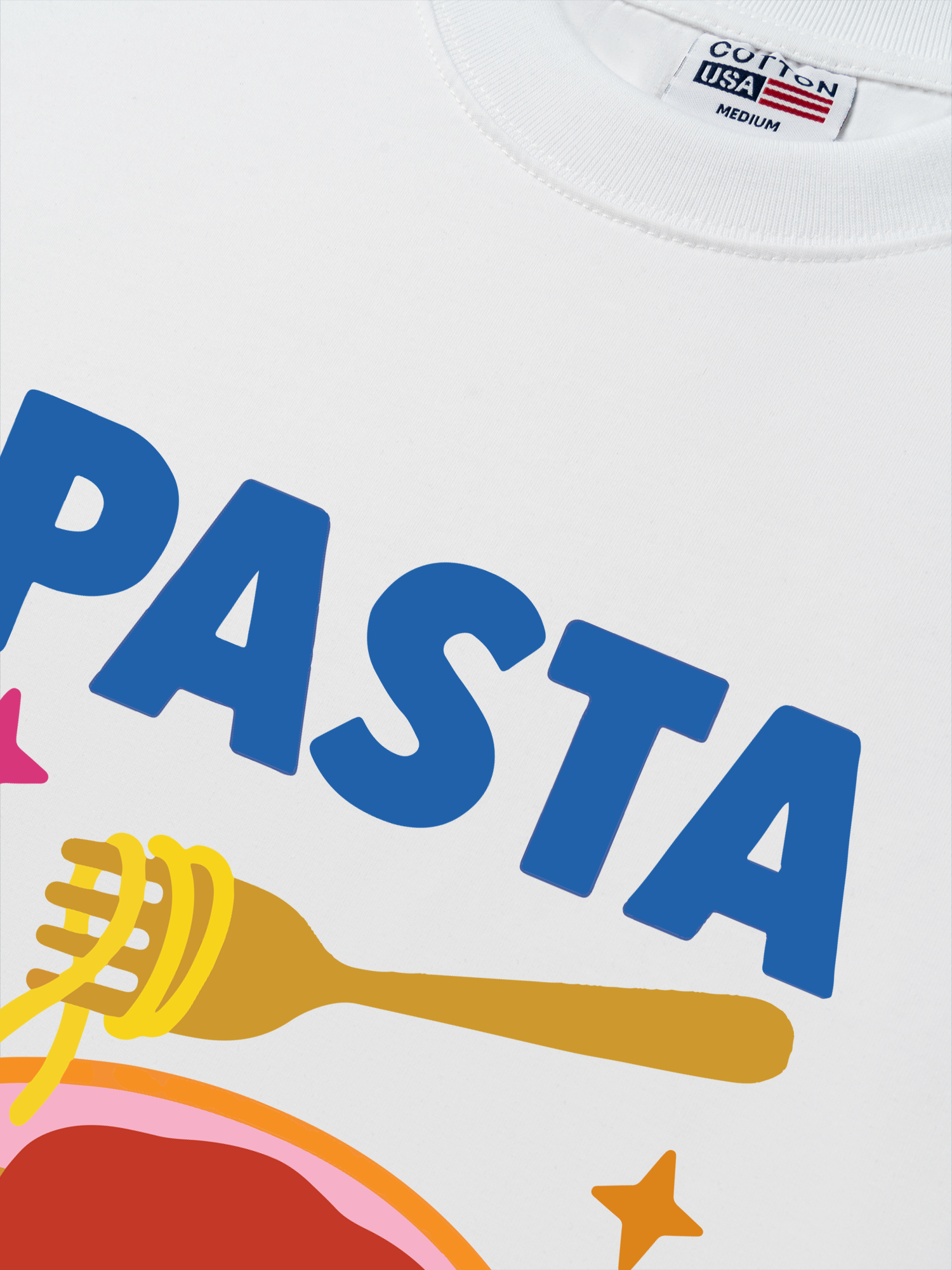 Áo Thun Relaxed Fit Yummy Mood Pasta