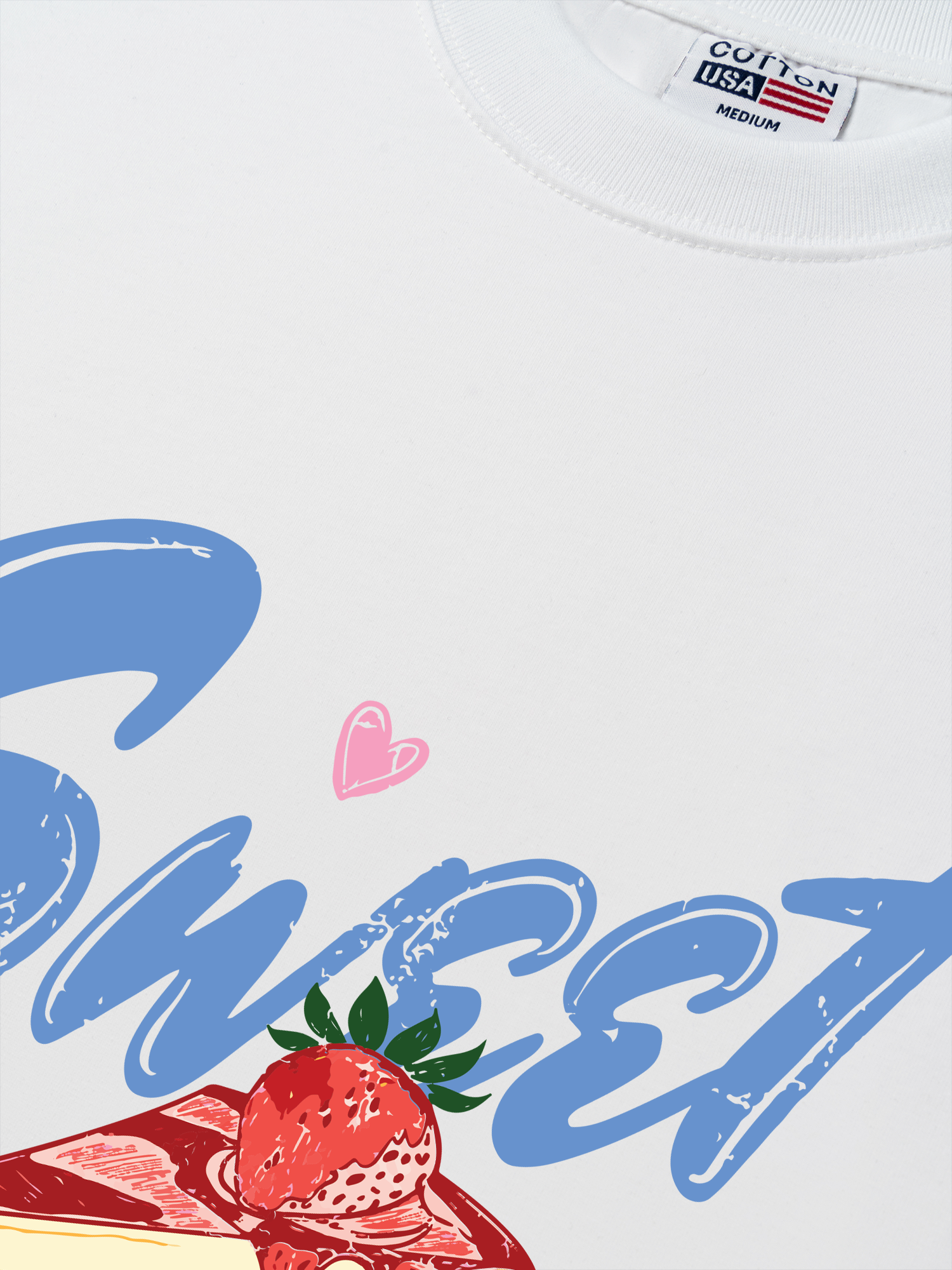 Áo Thun Relaxed Fit Sweet Cutie Strawberries