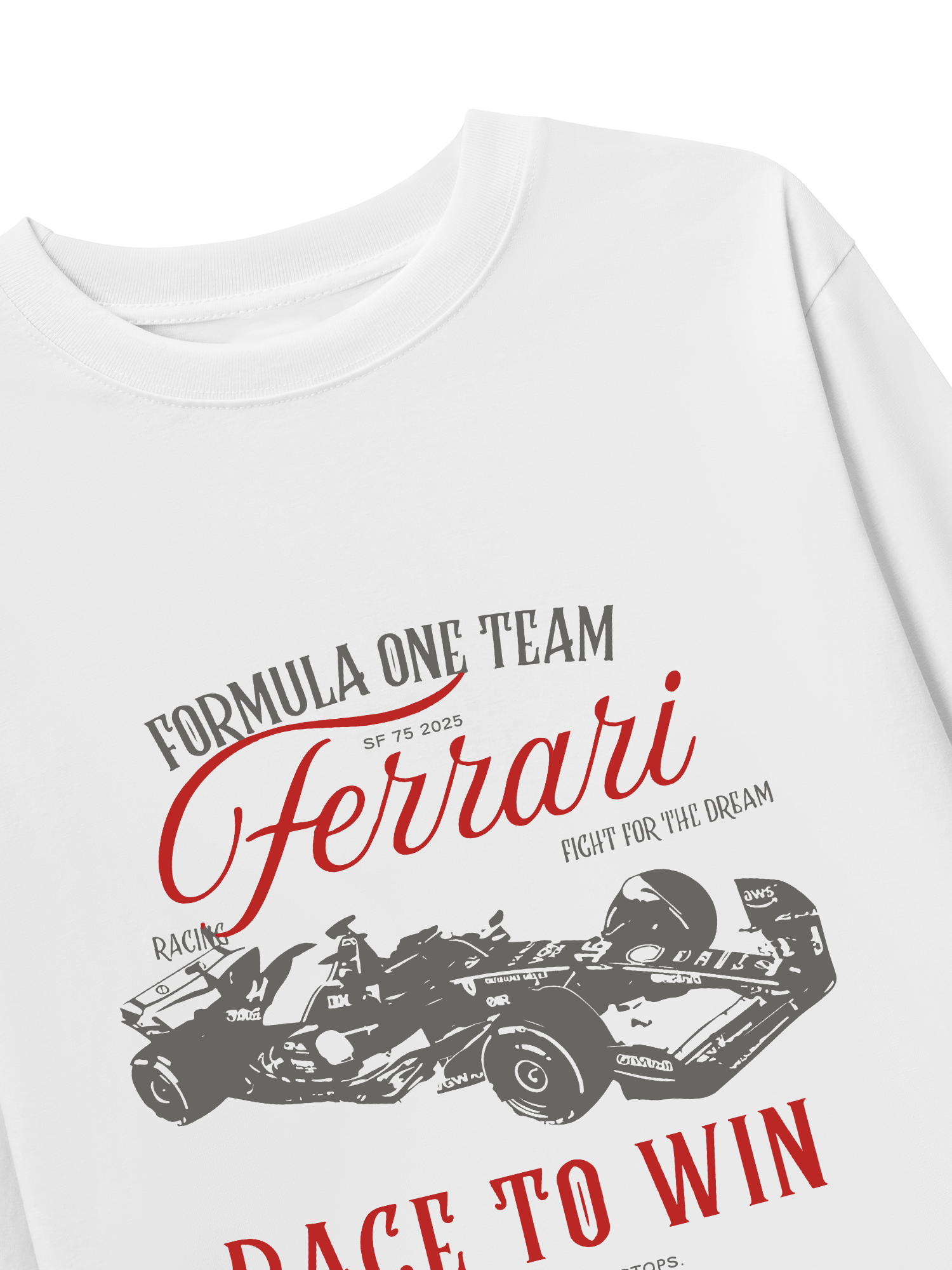 Áo Thun Dài Tay Ferrari Race To Win