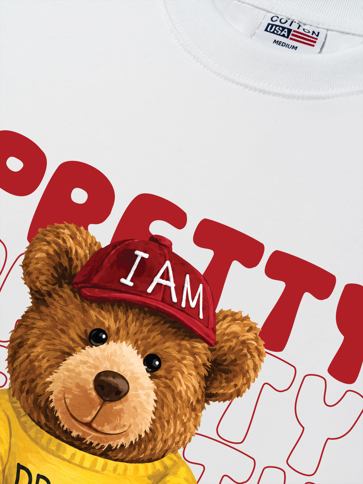 Áo Thun Relaxed Fit Bear Town Pretty Bear