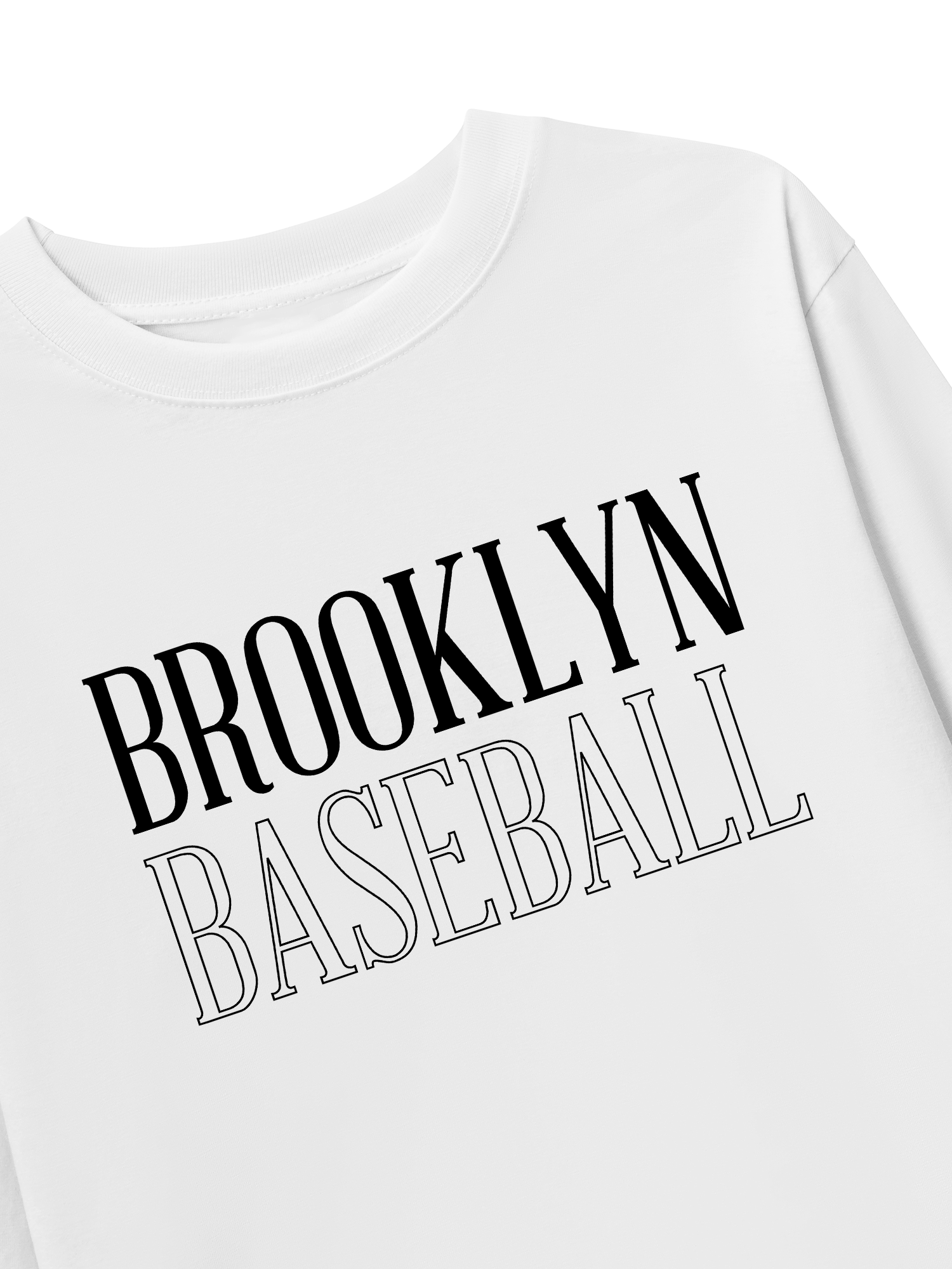 Áo Thun Dài Tay Baseball Basic Brooklyn