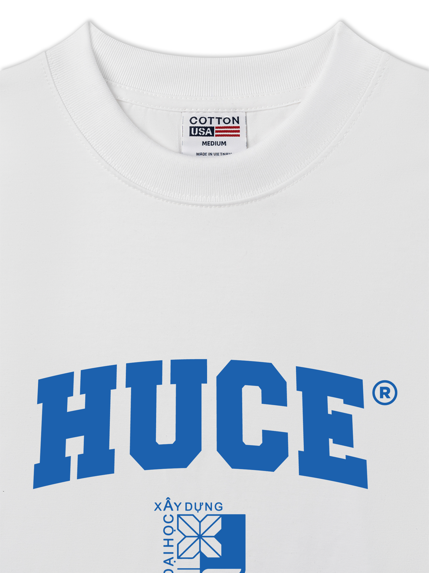 Áo Thun Relaxed Fit HUCE - Hanoi University of Civil Engineering