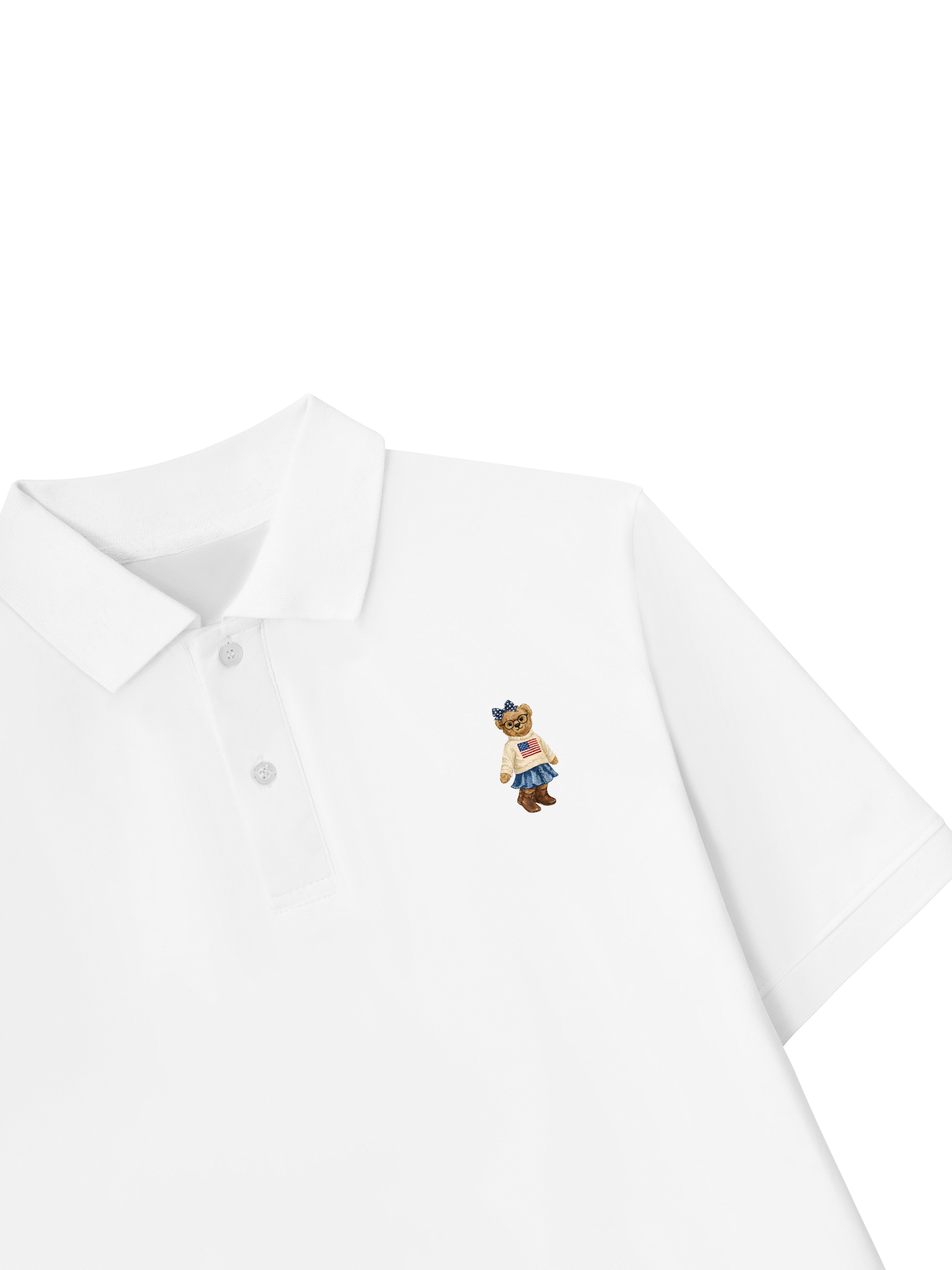 Áo Polo Relaxed Fit  Soft Girl Bear