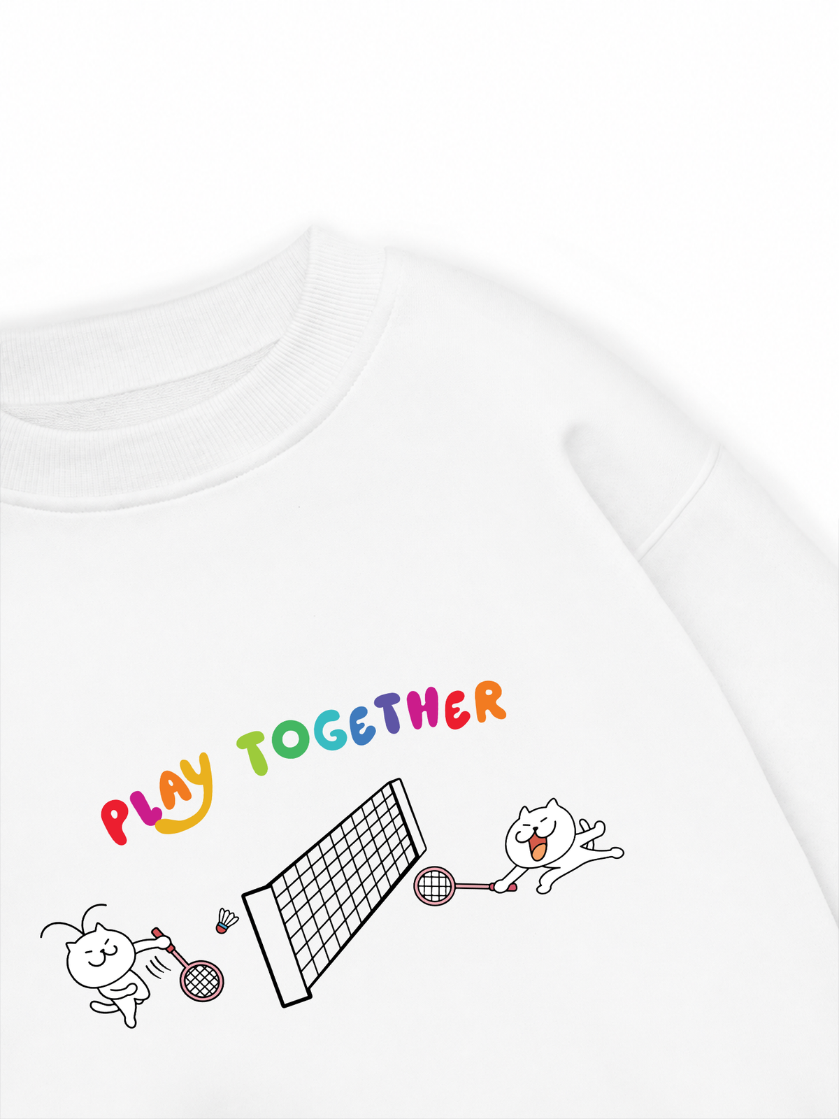 Áo Sweater Nỉ Hai Da Badminton Play Together