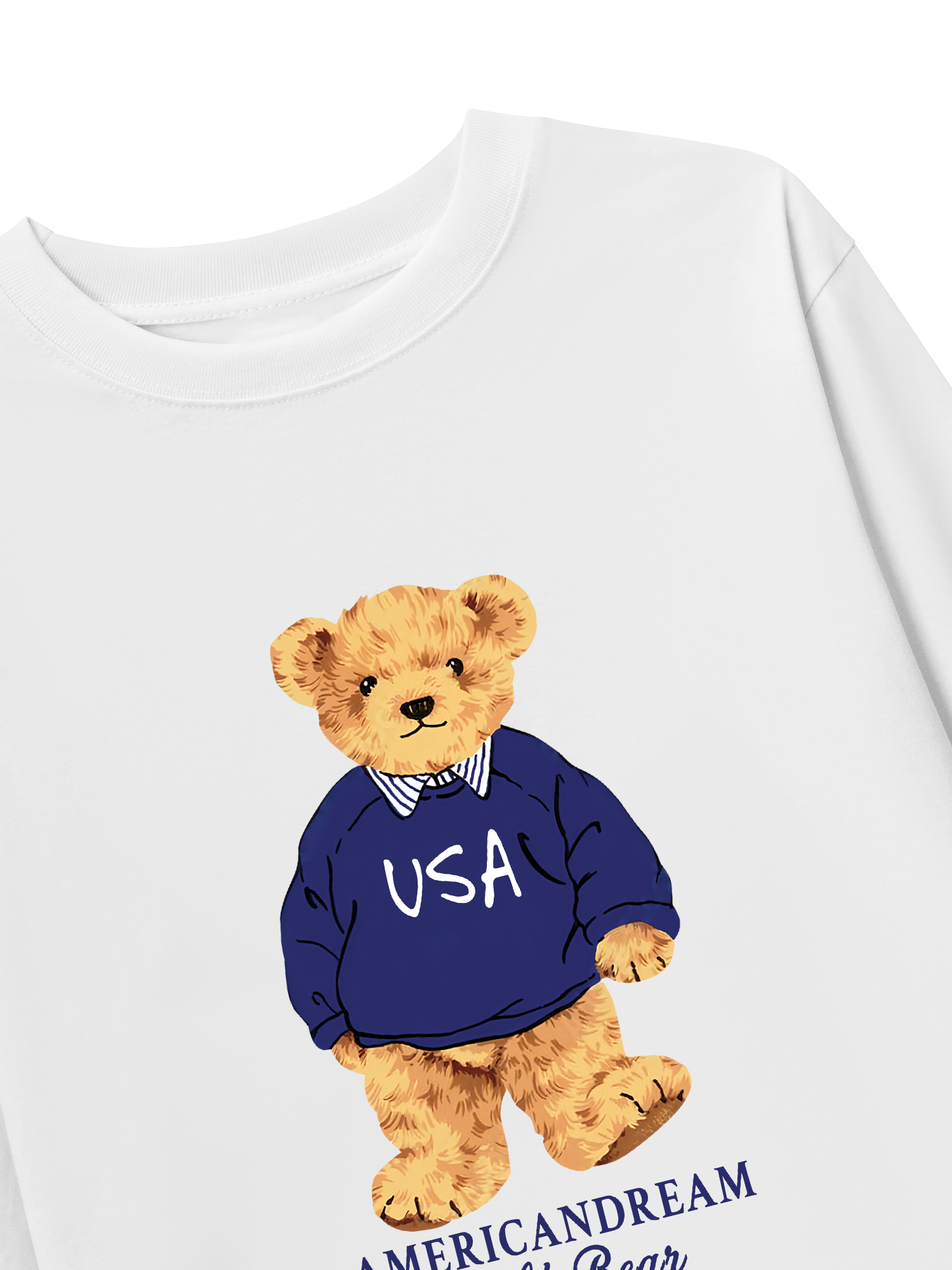 Áo Thun Dài Tay USA Bear