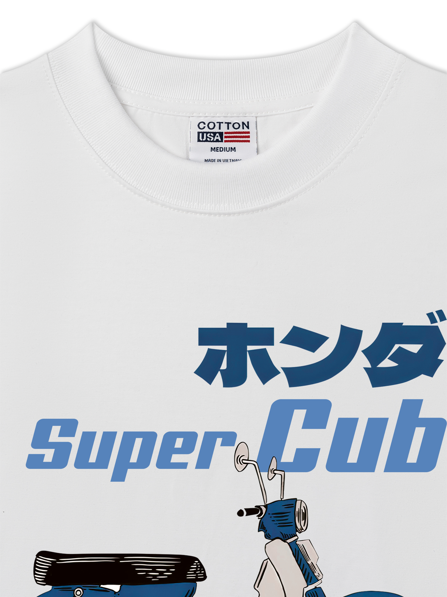 Áo Thun Relaxed Fit Motorbike Super Cub