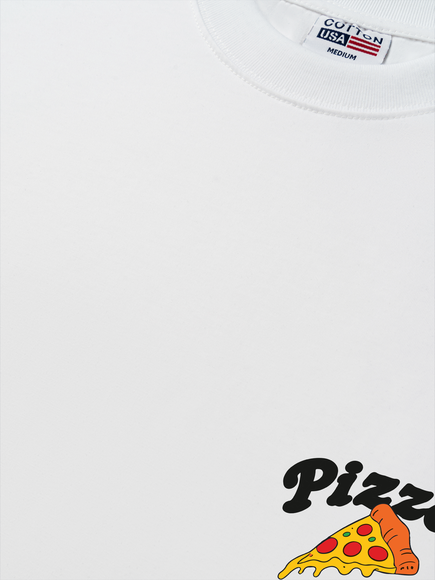 Áo Thun Relaxed Fit Yummy Mood Pizza Daily