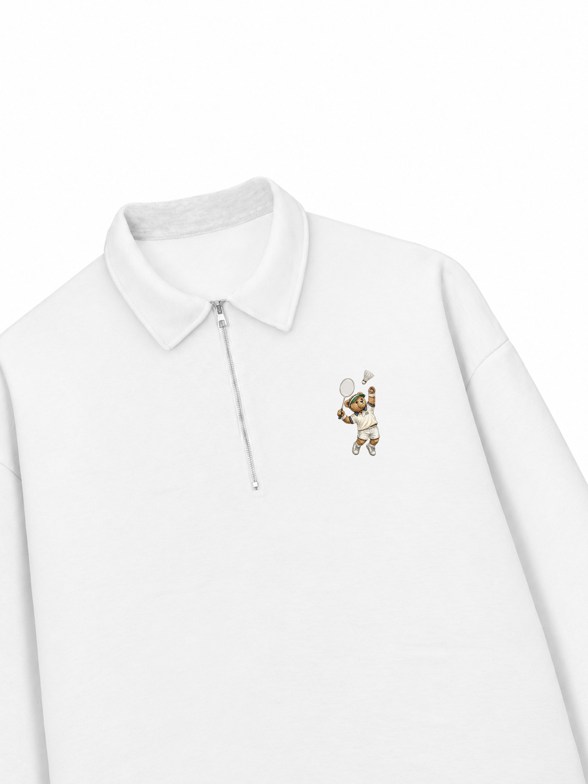 Áo Sweater Polo Nỉ Hai Da Badminton Teddy 88