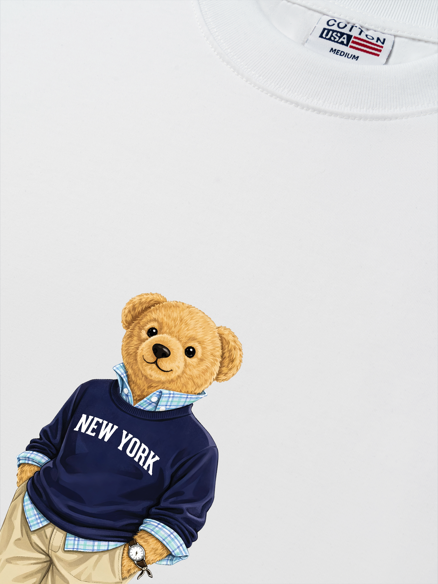 Áo Thun Relaxed Fit Classic Bear