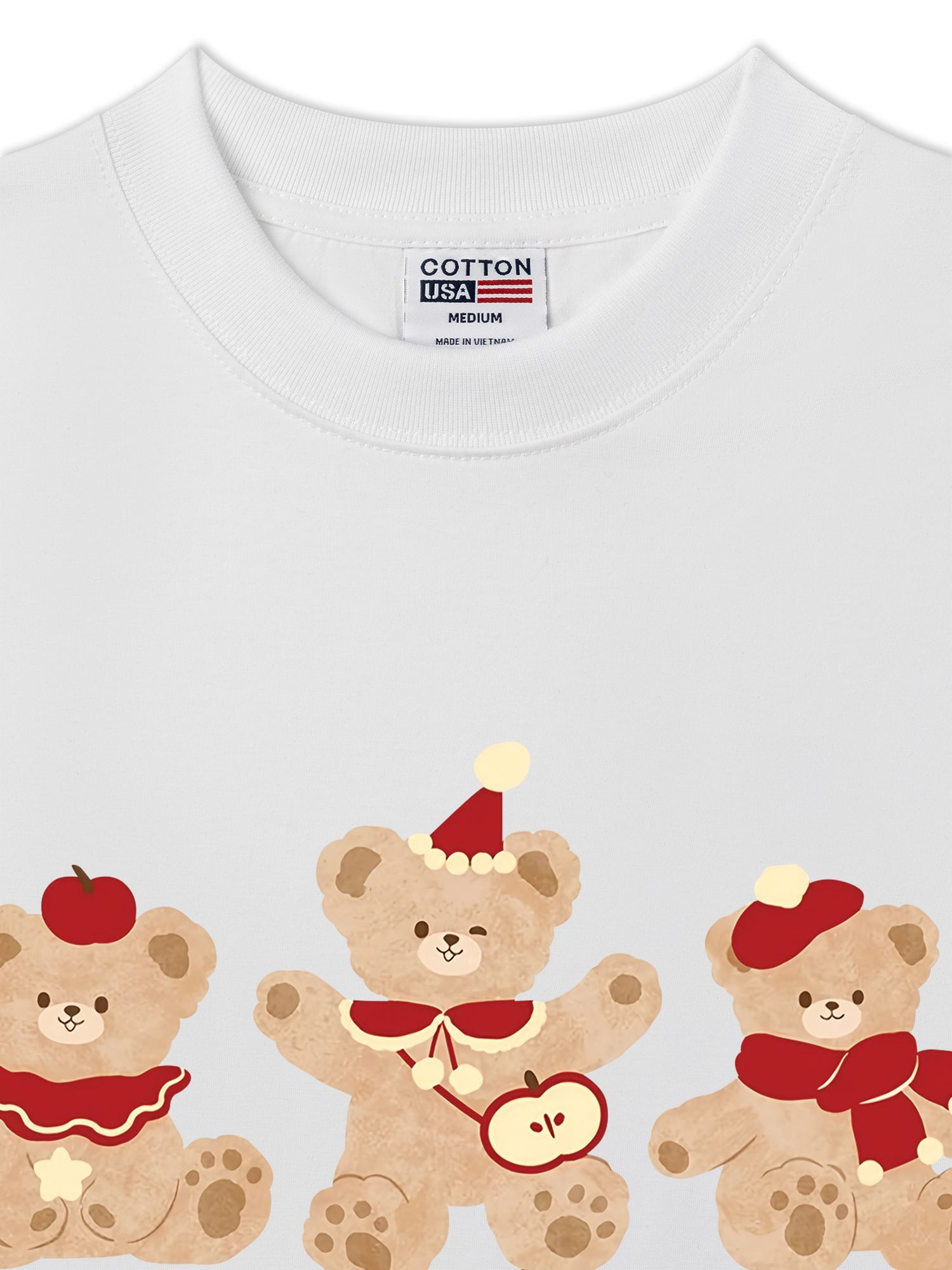 Áo Thun Relaxed Fit Cute Bear