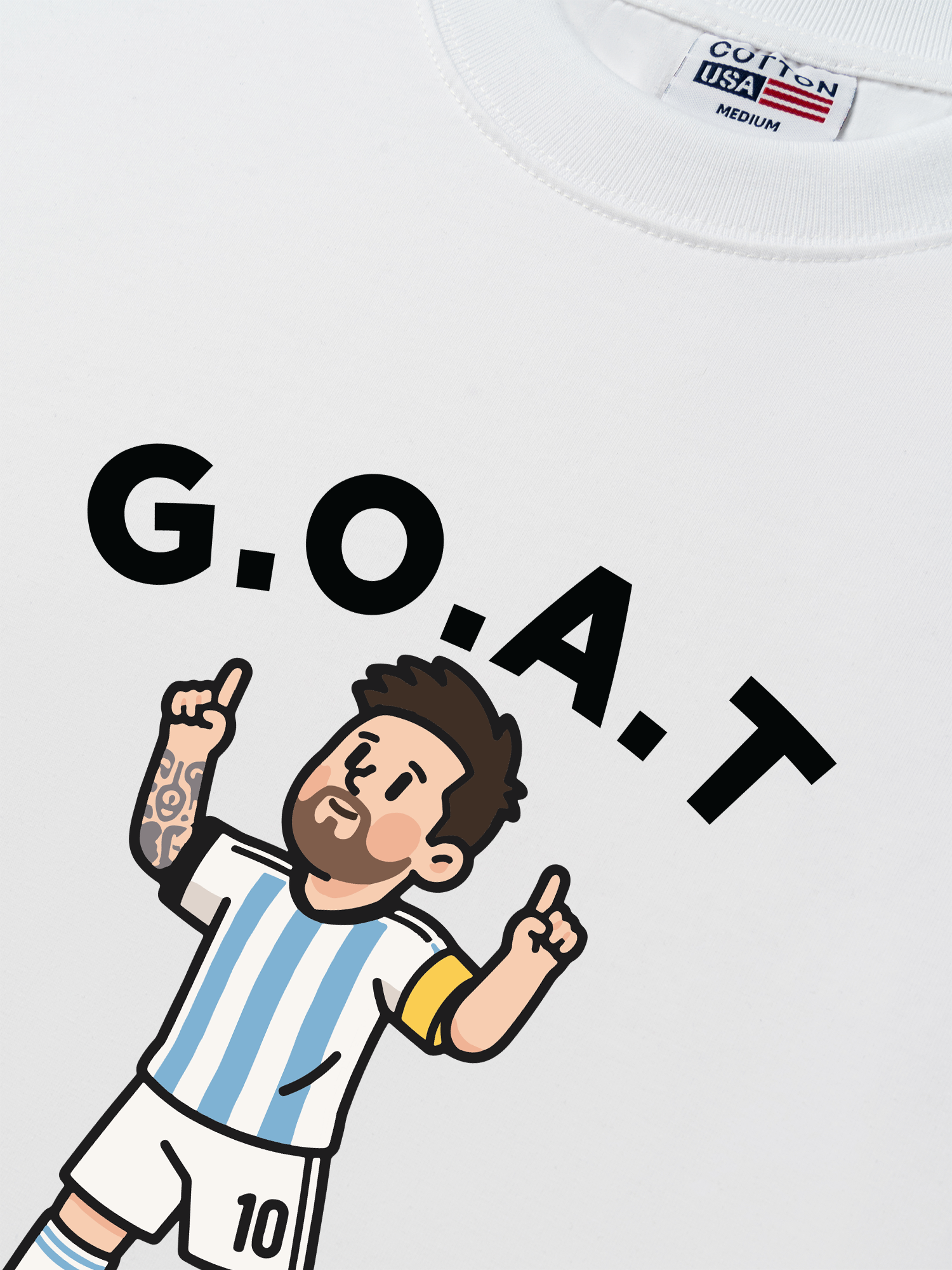 Áo Thun Relaxed Fit Soccer GOAT