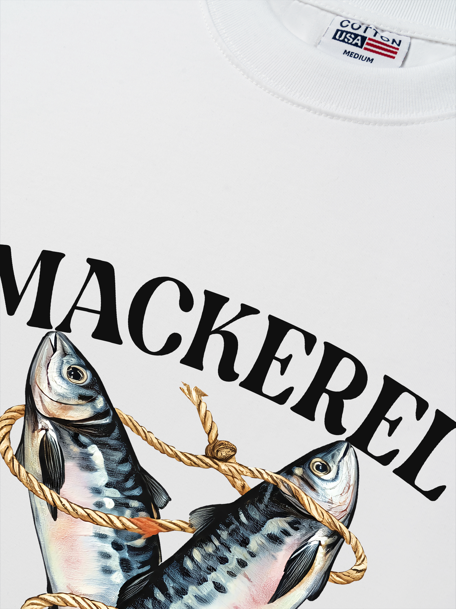 Áo Thun Relaxed Fit Mackerel