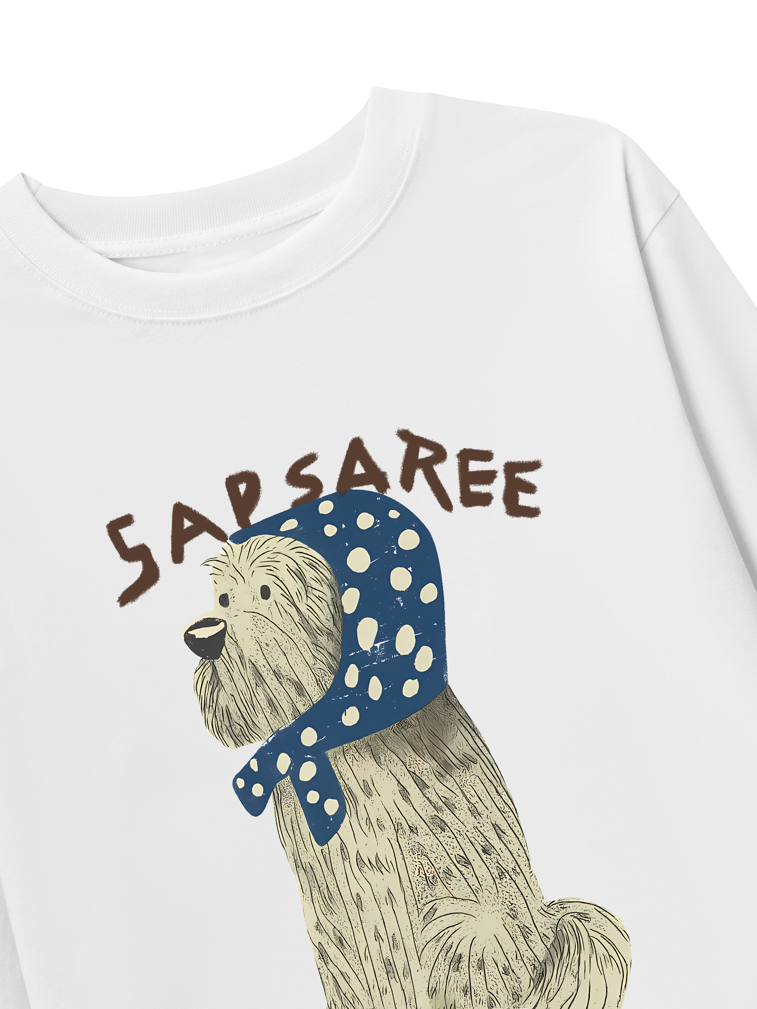 Áo Thun Dài Tay Cute Puppy Blue