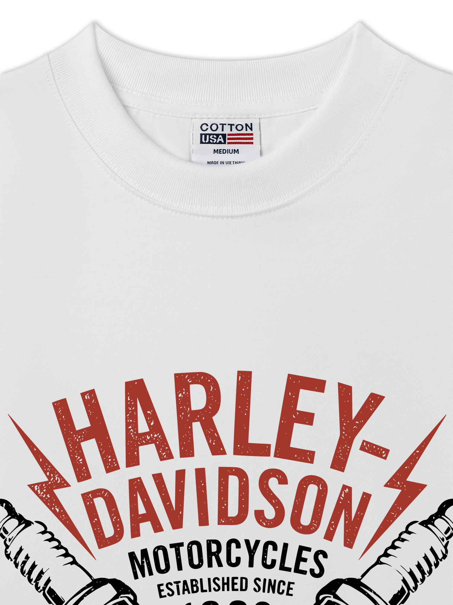 Áo Thun Relaxed Fit Motorbike Harley Davidson Motocycles