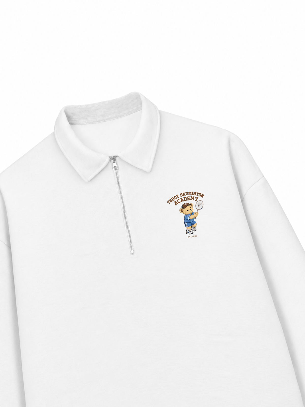 Áo Sweater Polo Nỉ Hai Da Badminton Academy