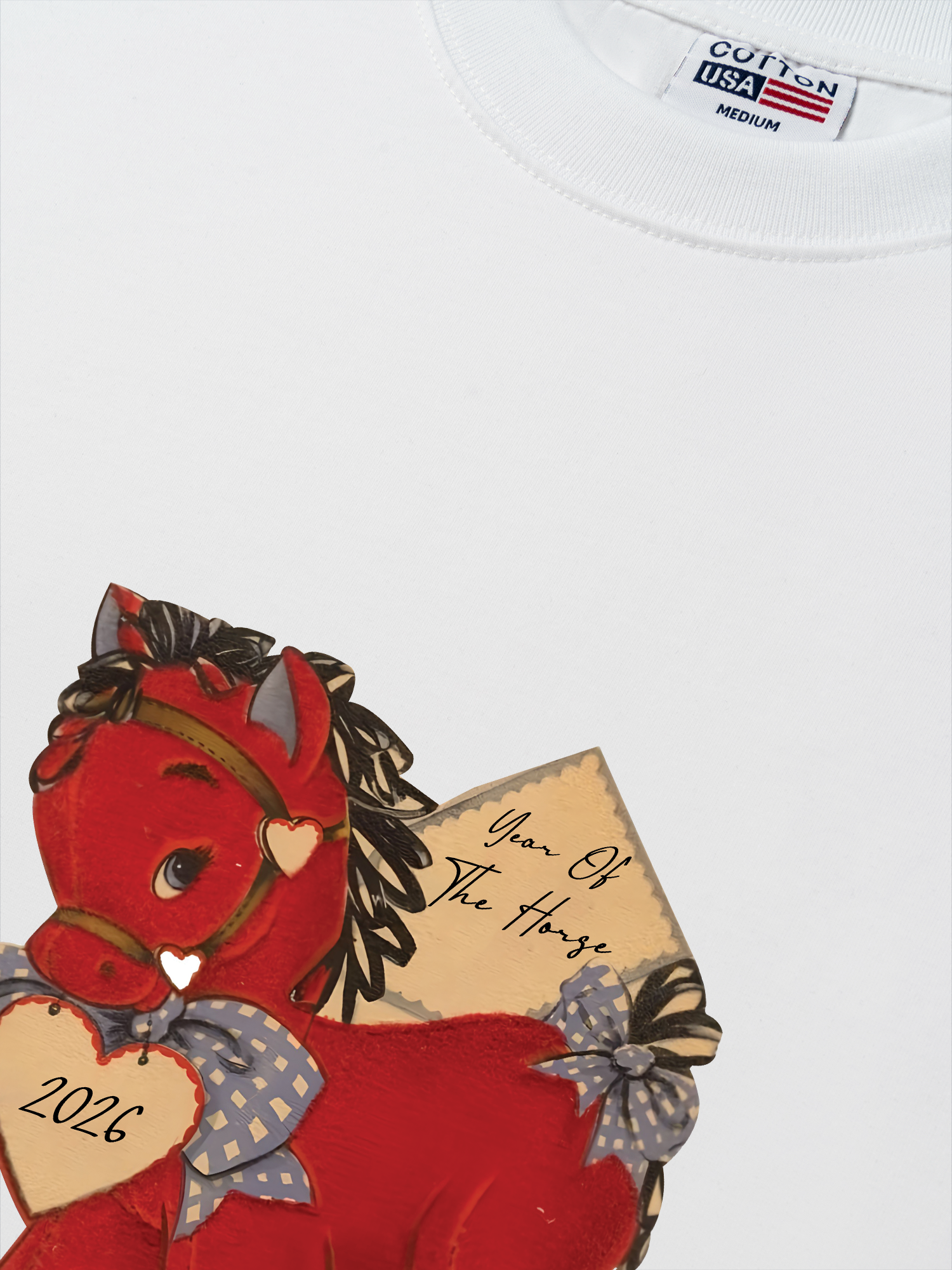 Áo Thun Relaxed Fit Red Horse 2026