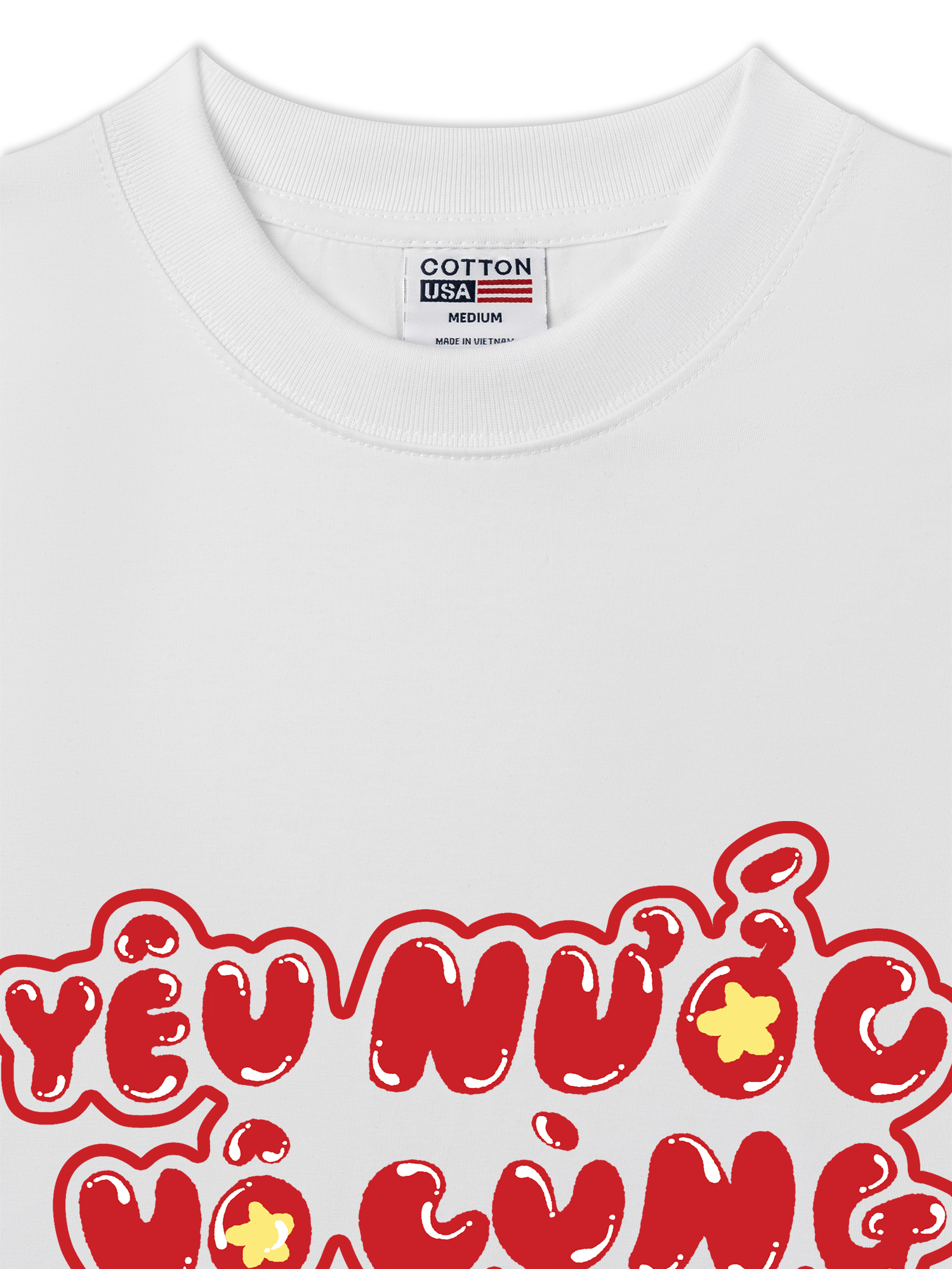 Áo Thun Relaxed Fit Yêu Nước Vô Cùng