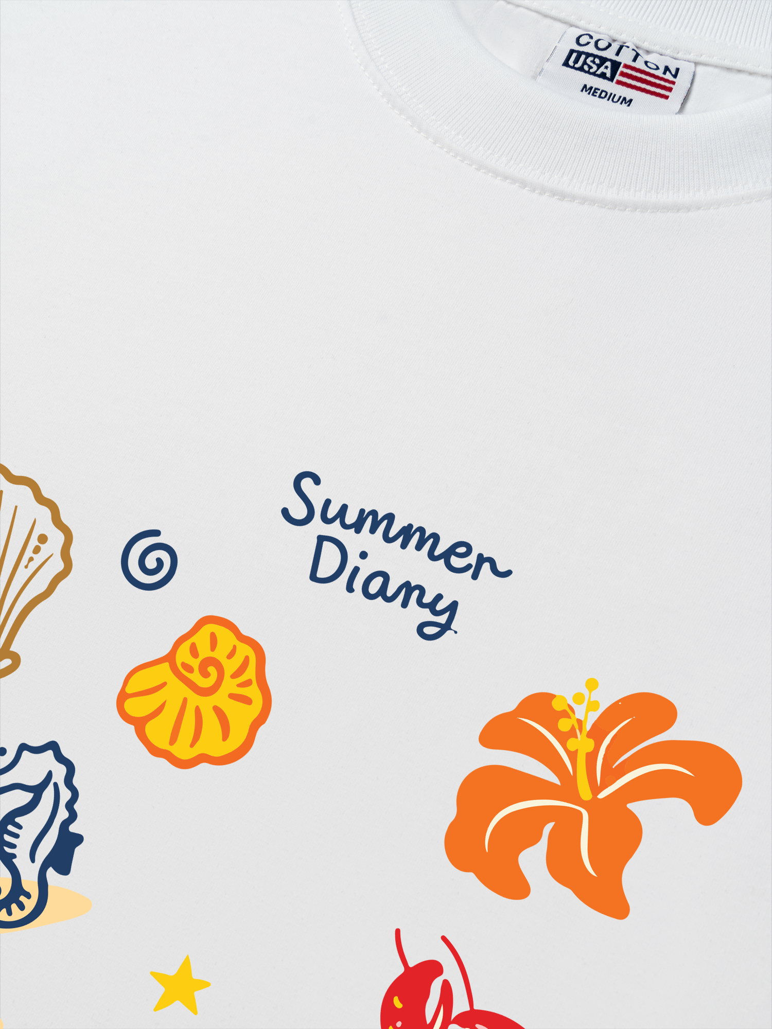 Áo Thun Relaxed Fit Summer Diary