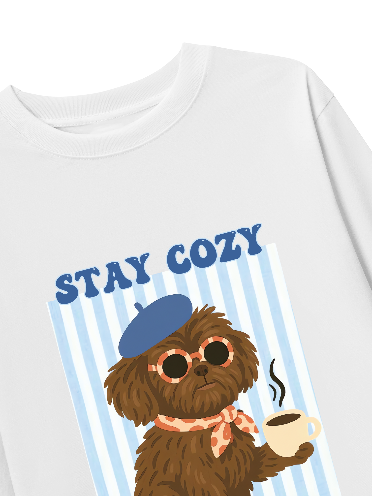 Áo Thun Dài Tay Stay Cozy Cute Puppy