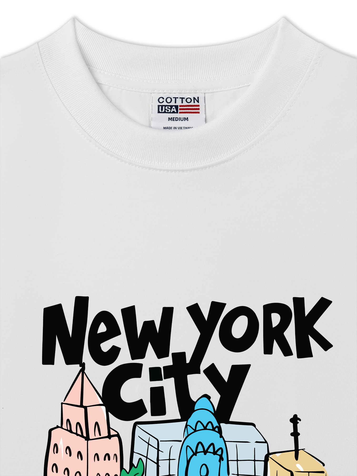 Áo Thun Relaxed Fit City New York Art