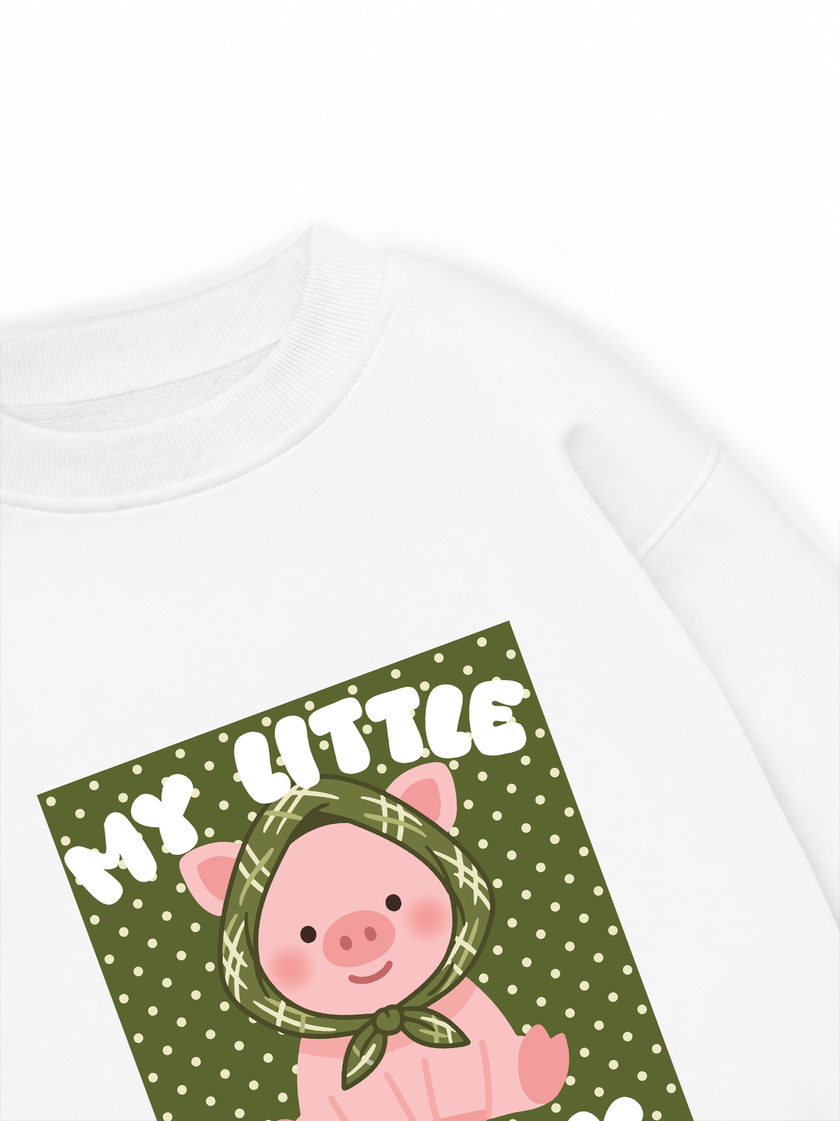 Áo Sweater Nỉ Hai Da Farm My Litle Piggy