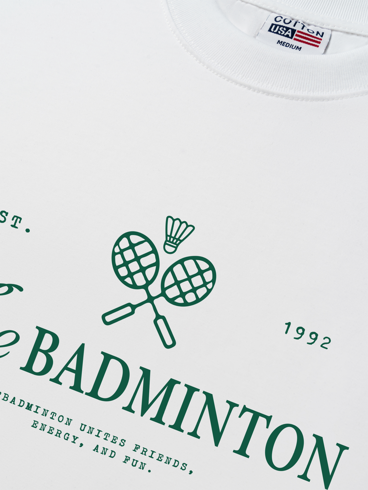 Áo Thun Relaxed Fit The Badminton