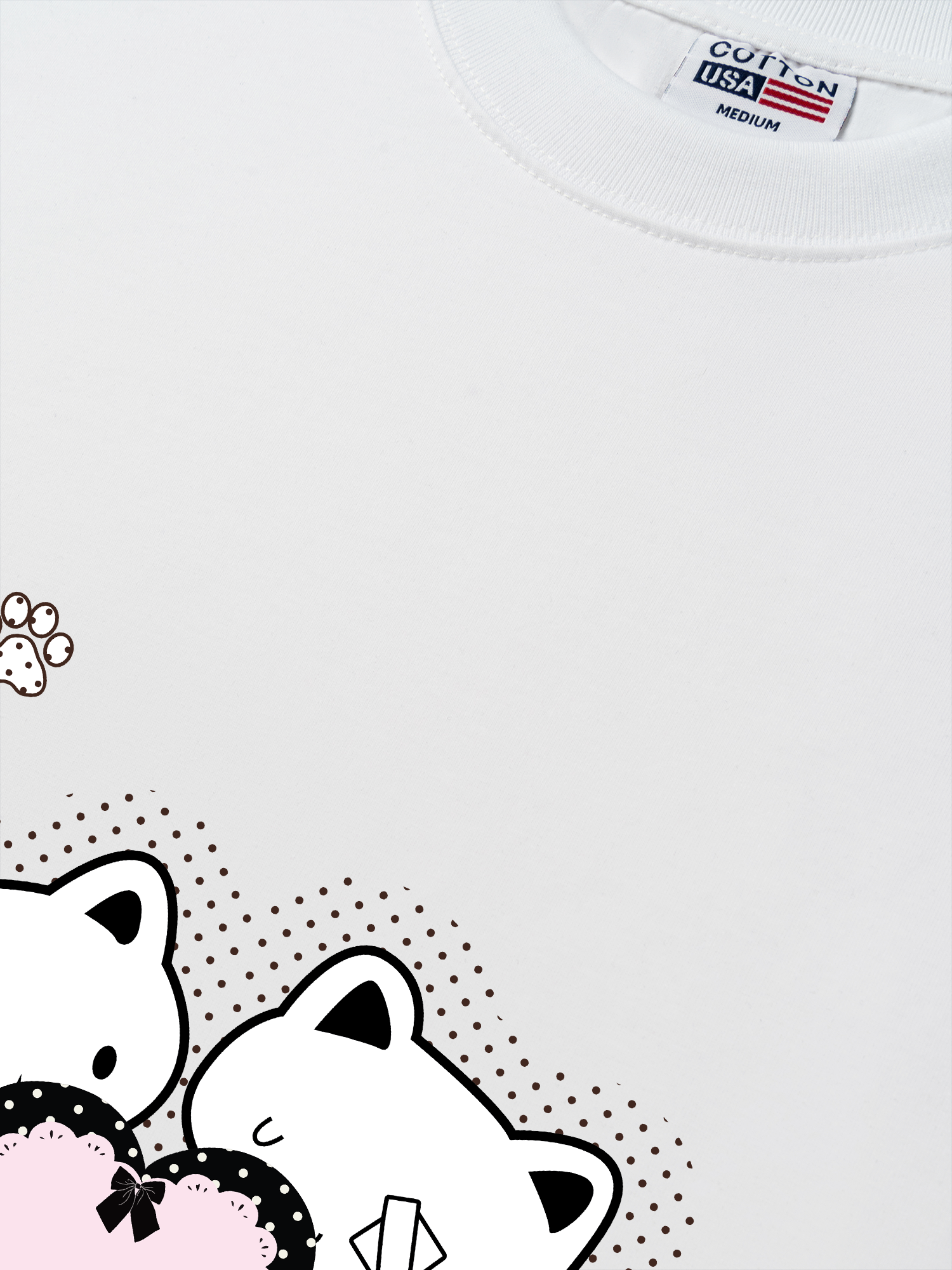 Áo Thun Relaxed Fit Dotty Mood Starlight Kitty Care PT0090PT