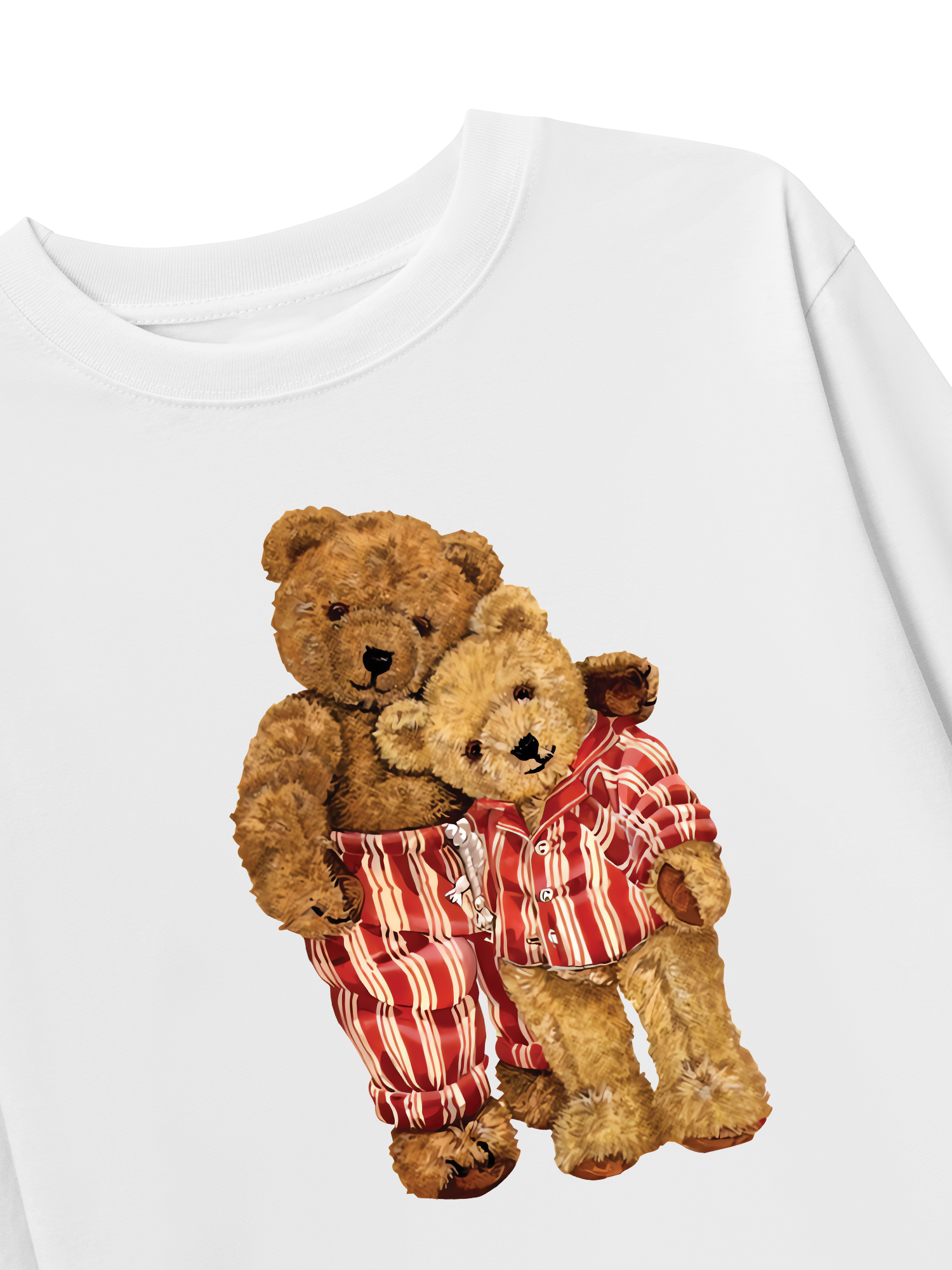 Áo Thun Dài Tay Couple Bear Go To Bed