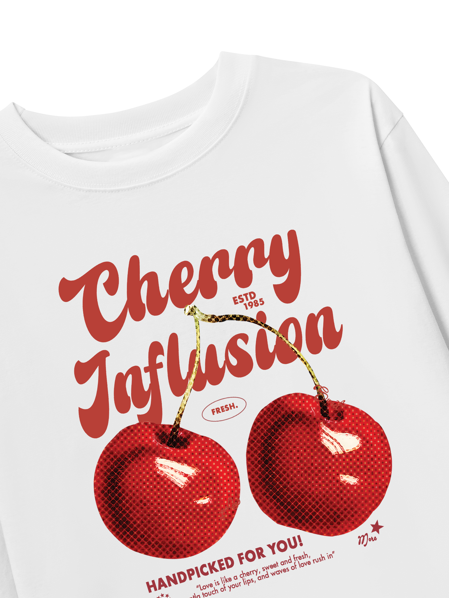 Áo Thun Dài Tay Tropical Cherry Influsion