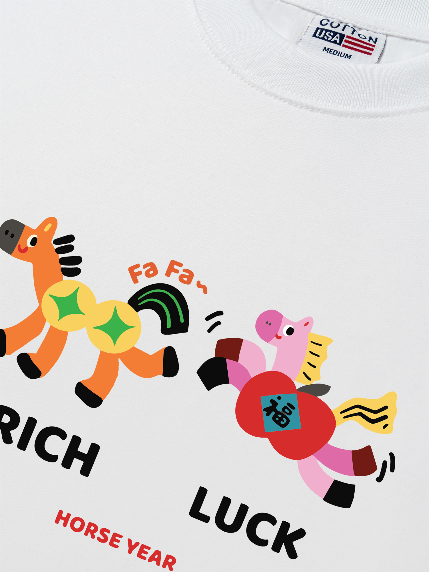 Áo Thun Relaxed Fit Horse Year