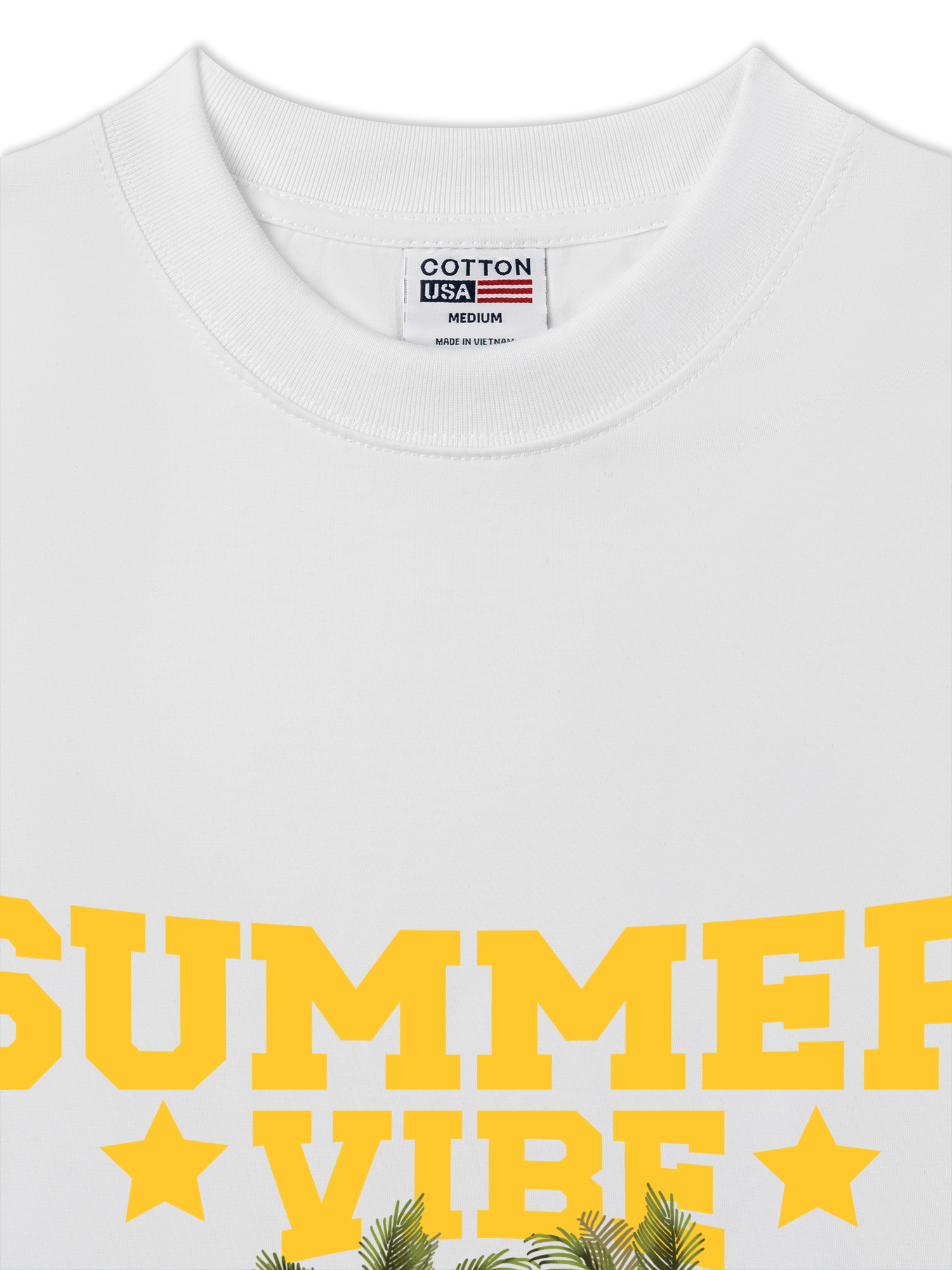 Áo Thun Relaxed Fit Tropical Summer Vibe Coconut