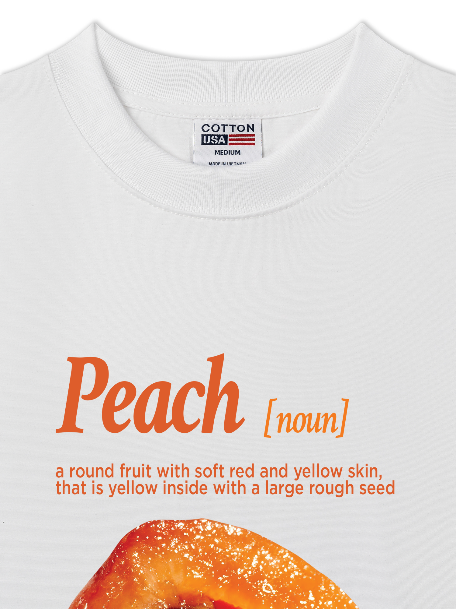 Áo Thun Relaxed Fit Tropical Peach