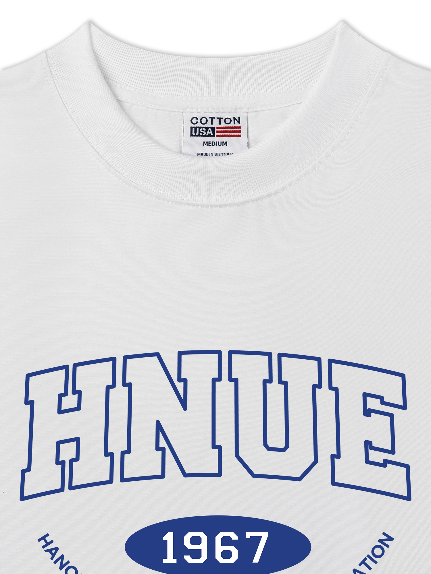 Áo Thun Relaxed Fit HNUE - Hanoi National University of Education