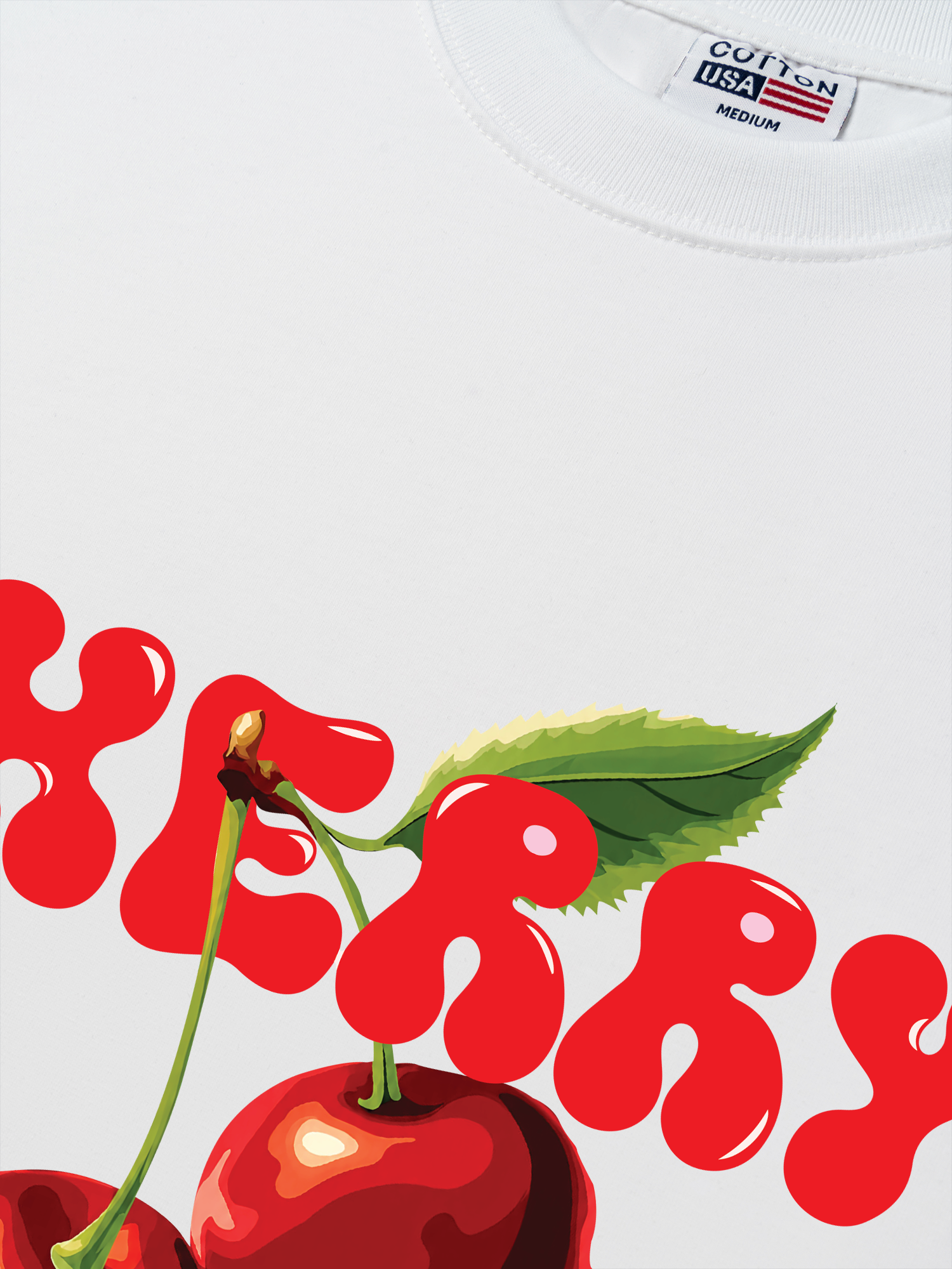Áo Thun Relaxed Fit Tropical Cherry