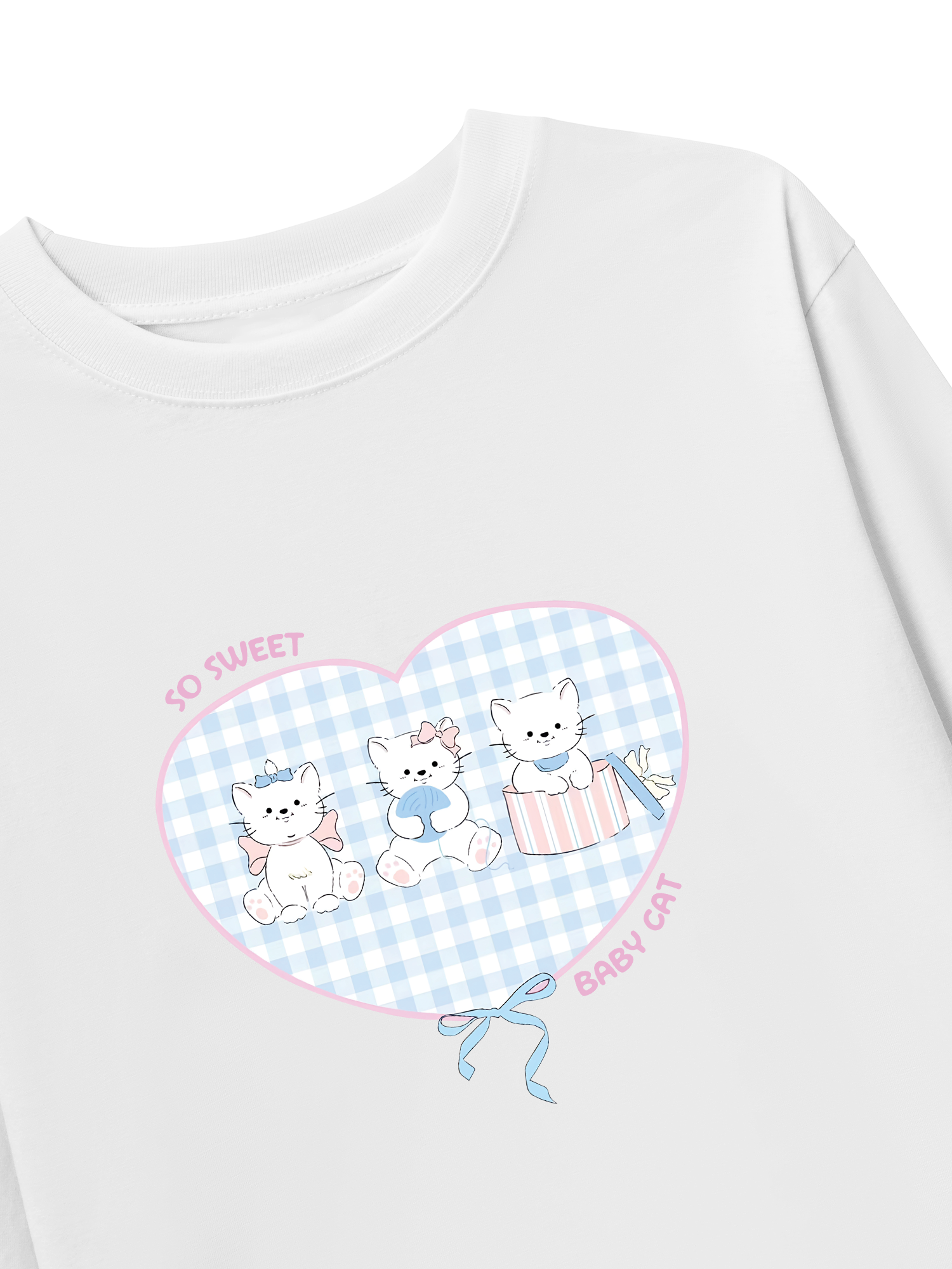 Áo Thun Dài Tay So Sweet Baby Cat