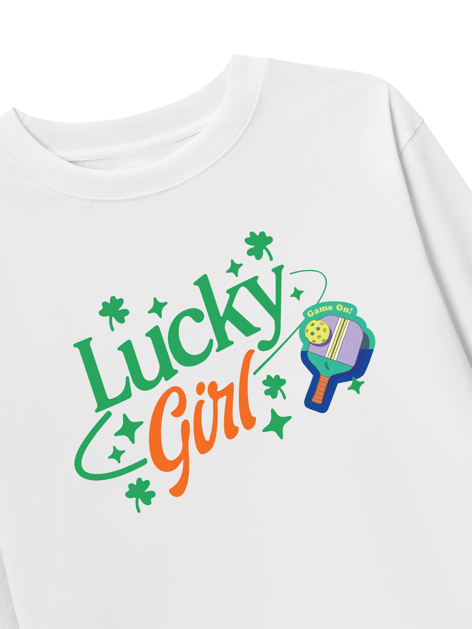 Áo Thun Dài Tay Pickleball Lucky Girl