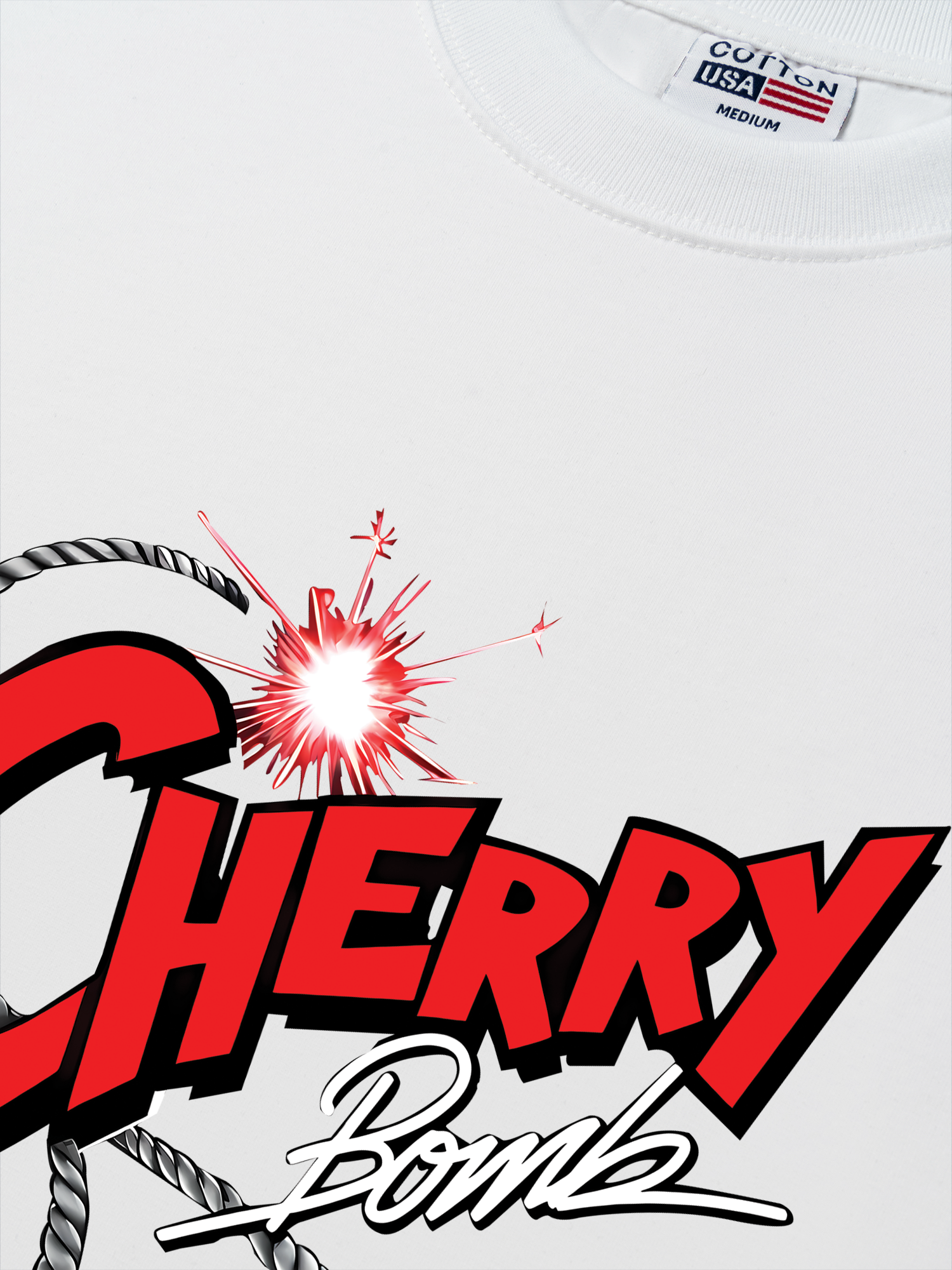 Áo Thun Relaxed Fit Cherry Bombb