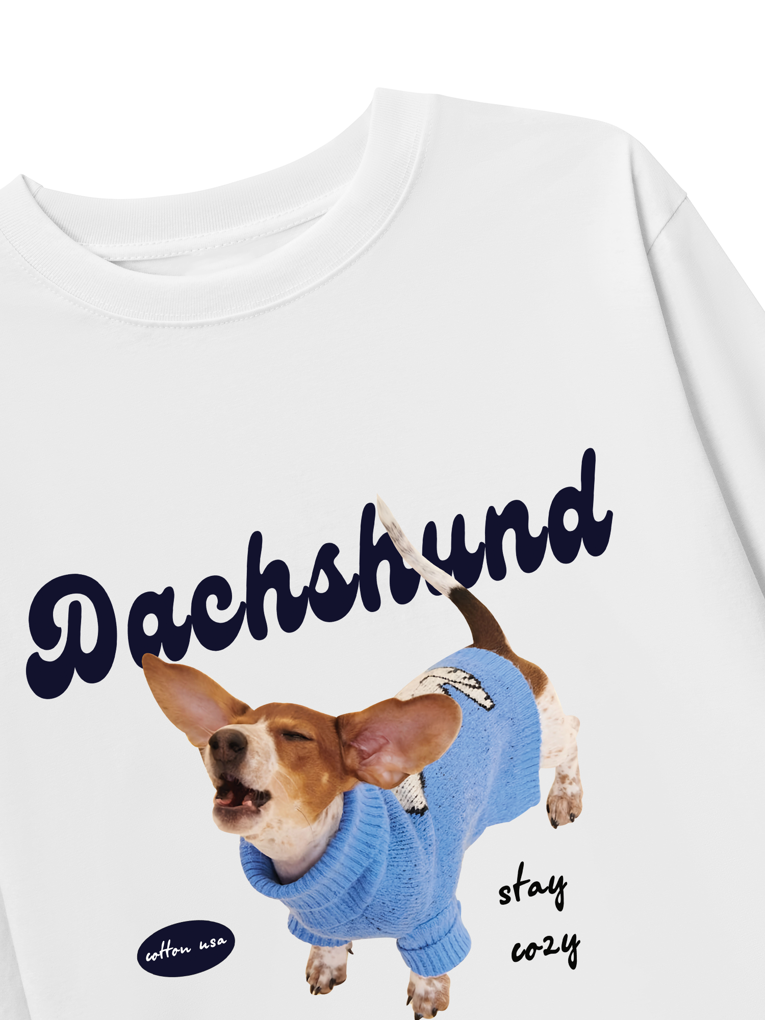 Áo Thun Dài Tay Dachshund Stay Cozy