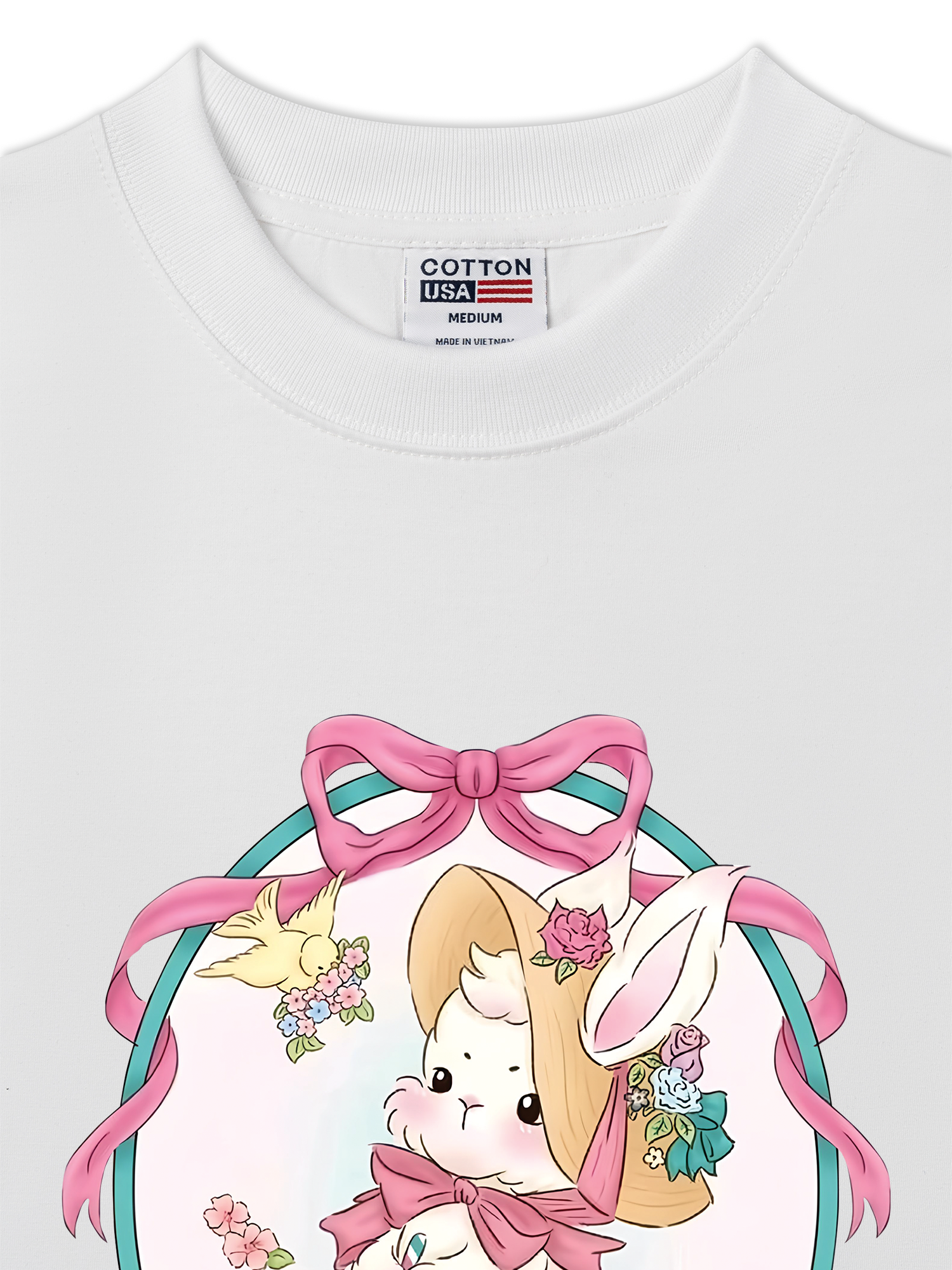 Áo Thun Relaxed Fit Sweetie Ribbon