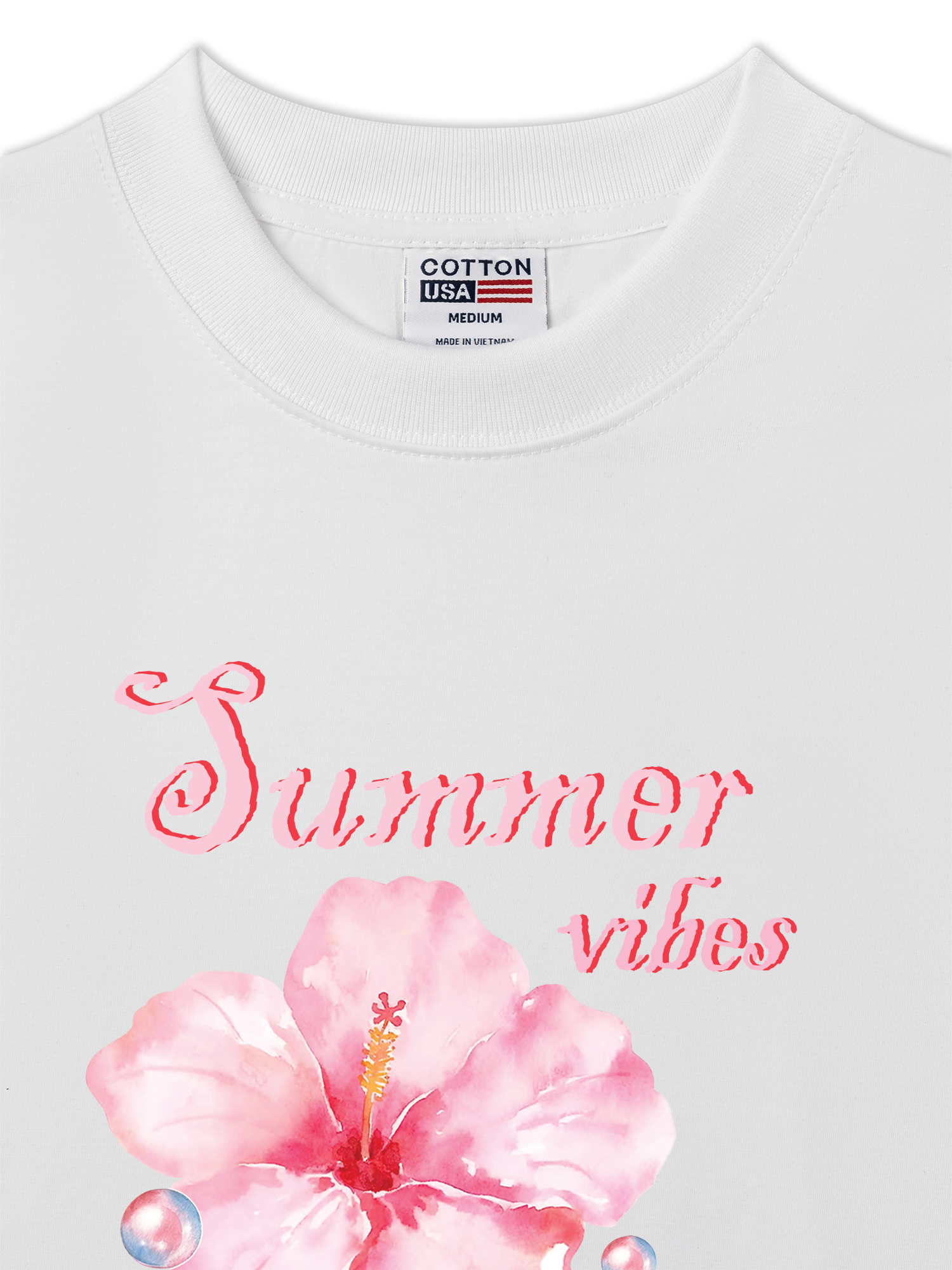 Áo Thun Relaxed Fit Tropical Summer Vibes