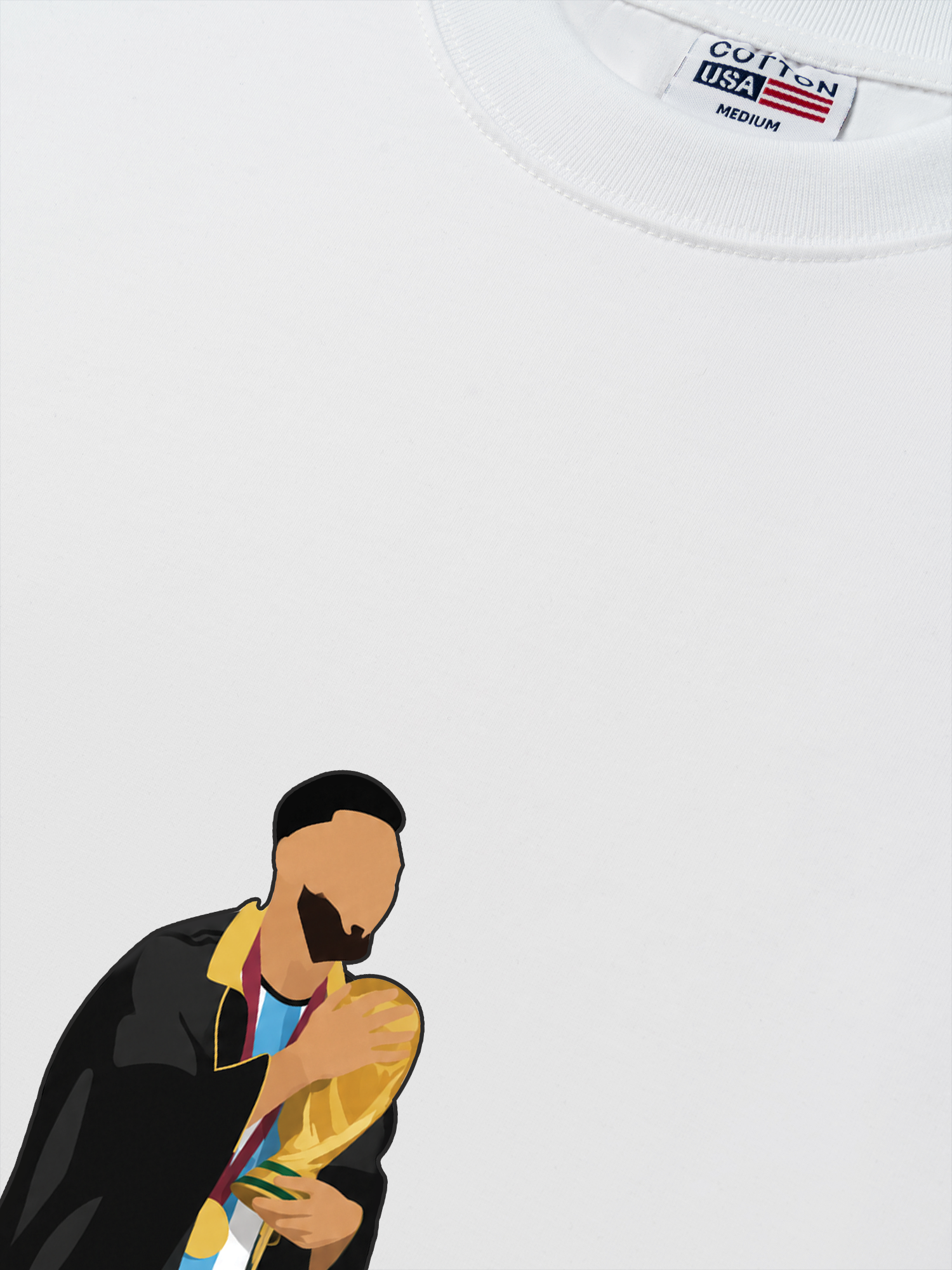 Áo Thun Relaxed Fit  The Goat The Legend