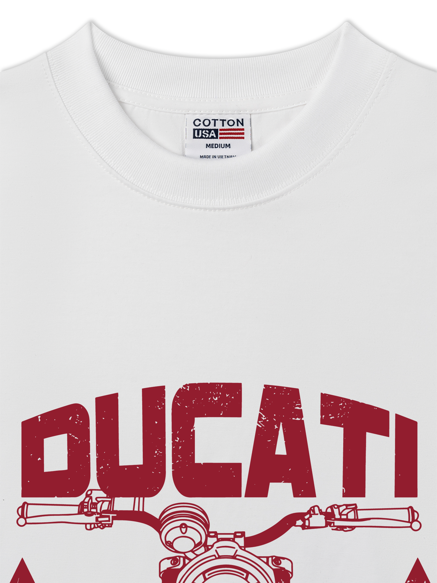 Áo Thun Relaxed Fit Motorbike Ducati Vintage