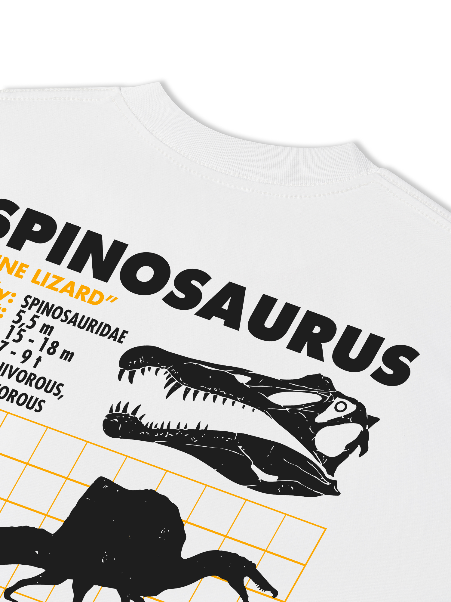 Áo Thun Relaxed Fit Analysis Table Spinosaurus