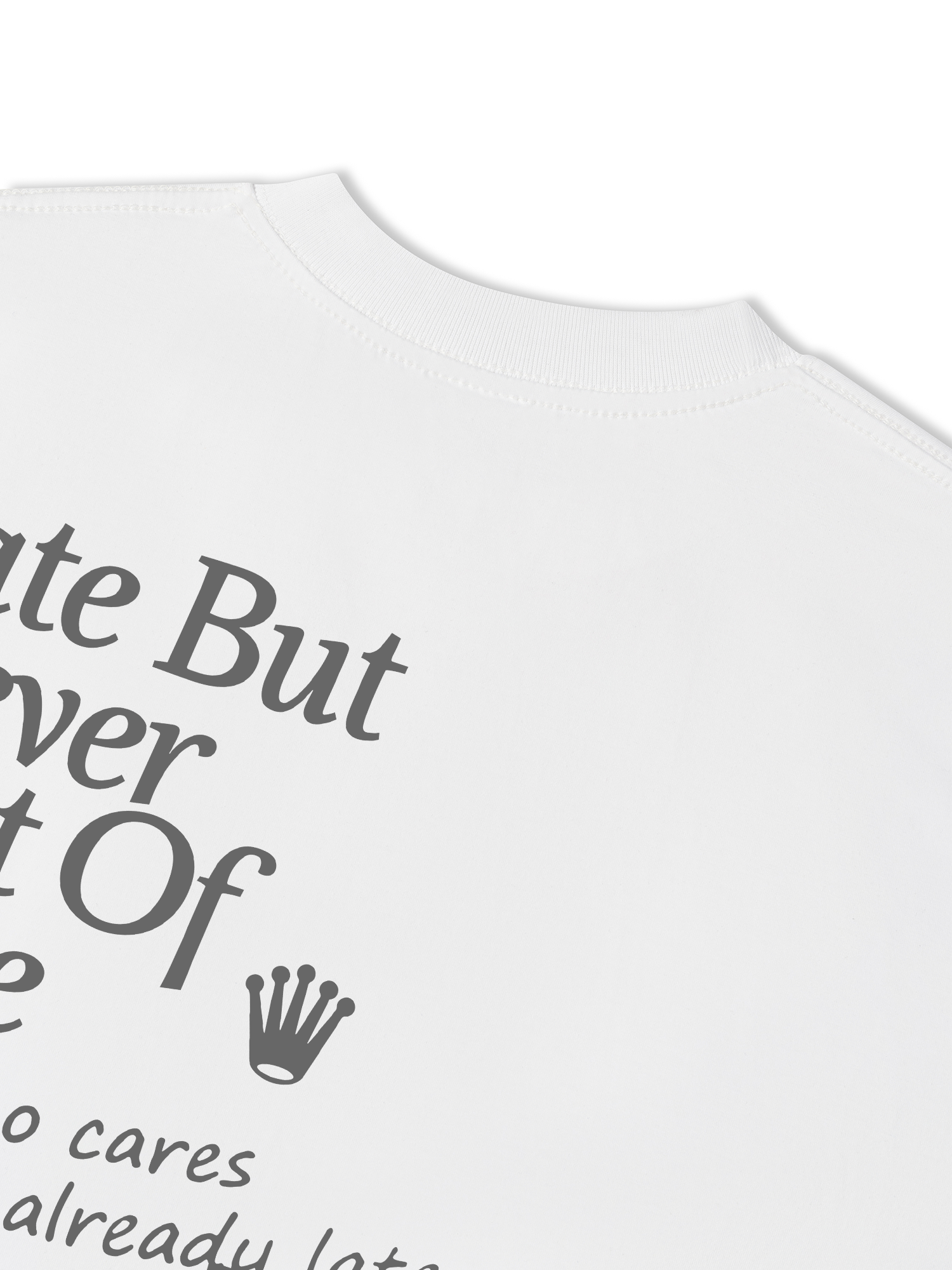 Áo Thun Relaxed Fit I'm Already Late