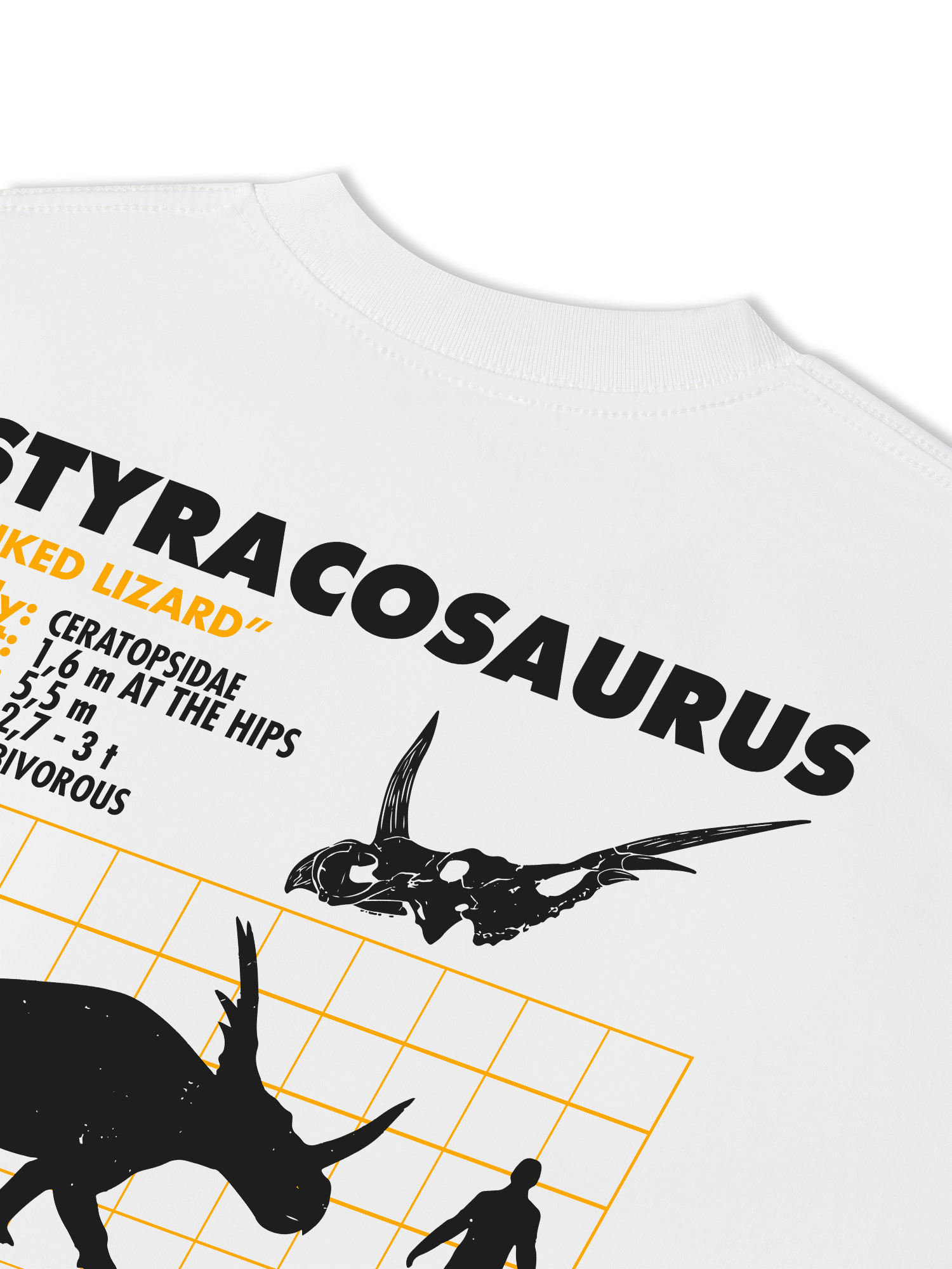 Áo Thun Relaxed Fit Analysis Table Styracosaurus