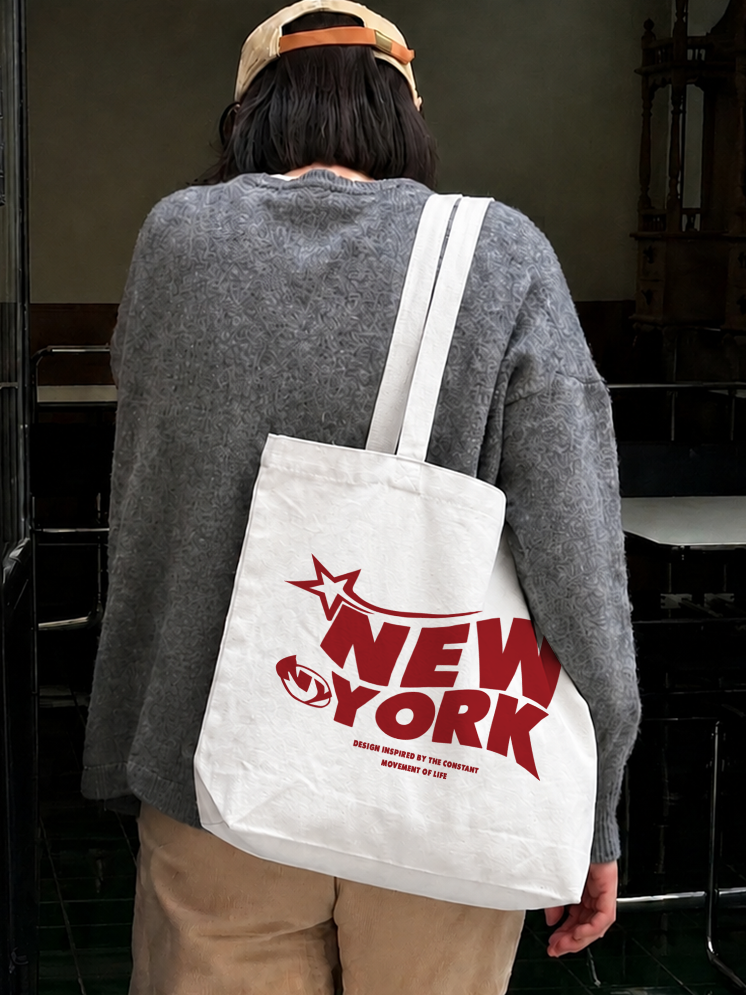Túi Tote Túi Tote City Red Fashion