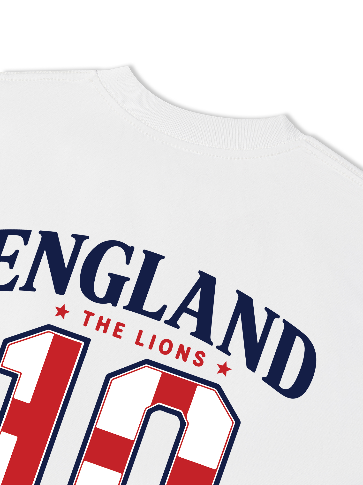 Áo Thun Relaxed Fit Soccer England Red White Spirit