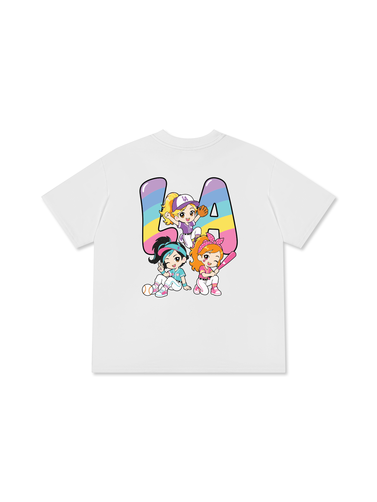 Áo Thun Relaxed Fit Baseball Dream Girls LA