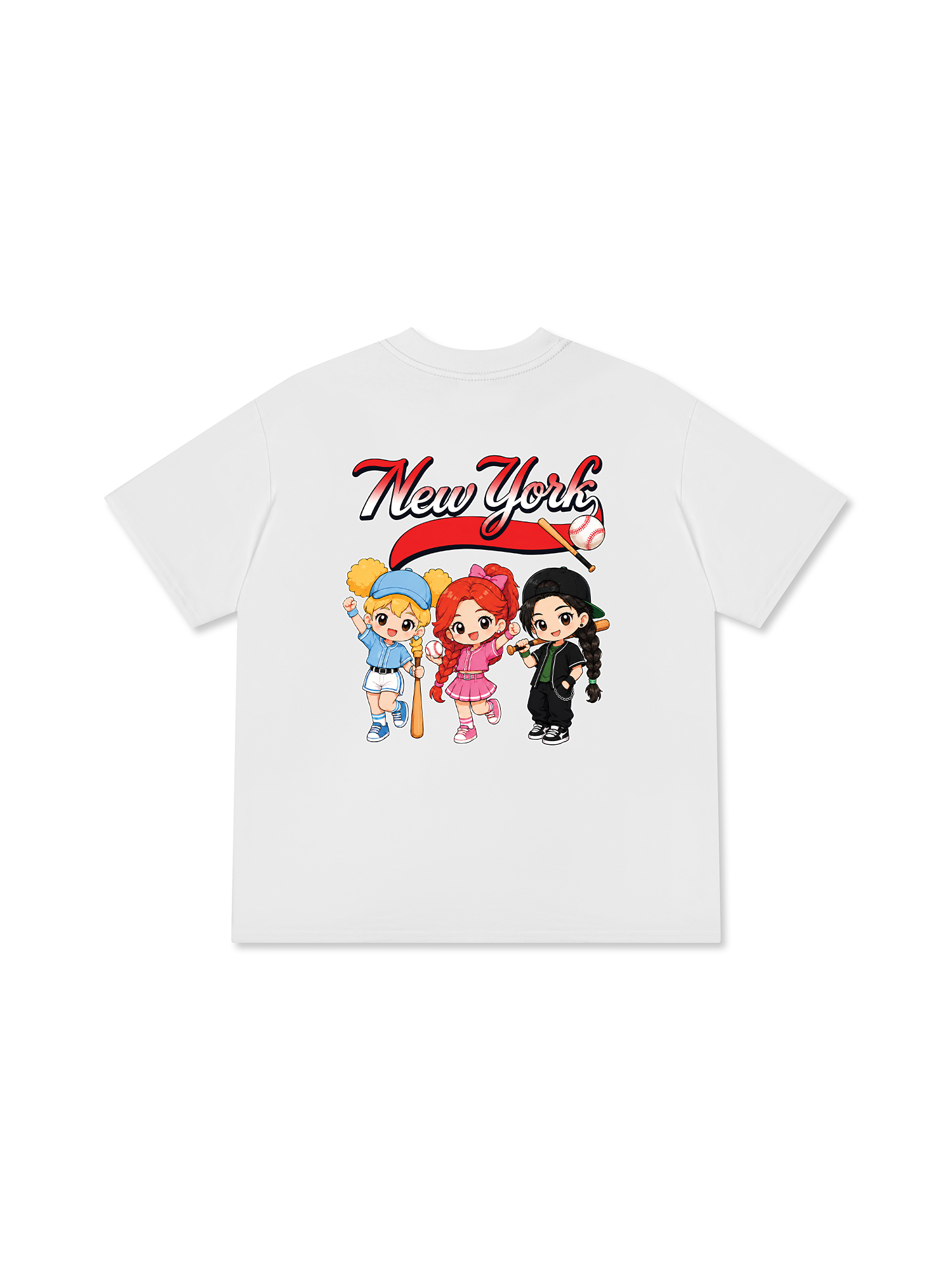 Áo Thun Relaxed Fit Baseball PowerGirl 2